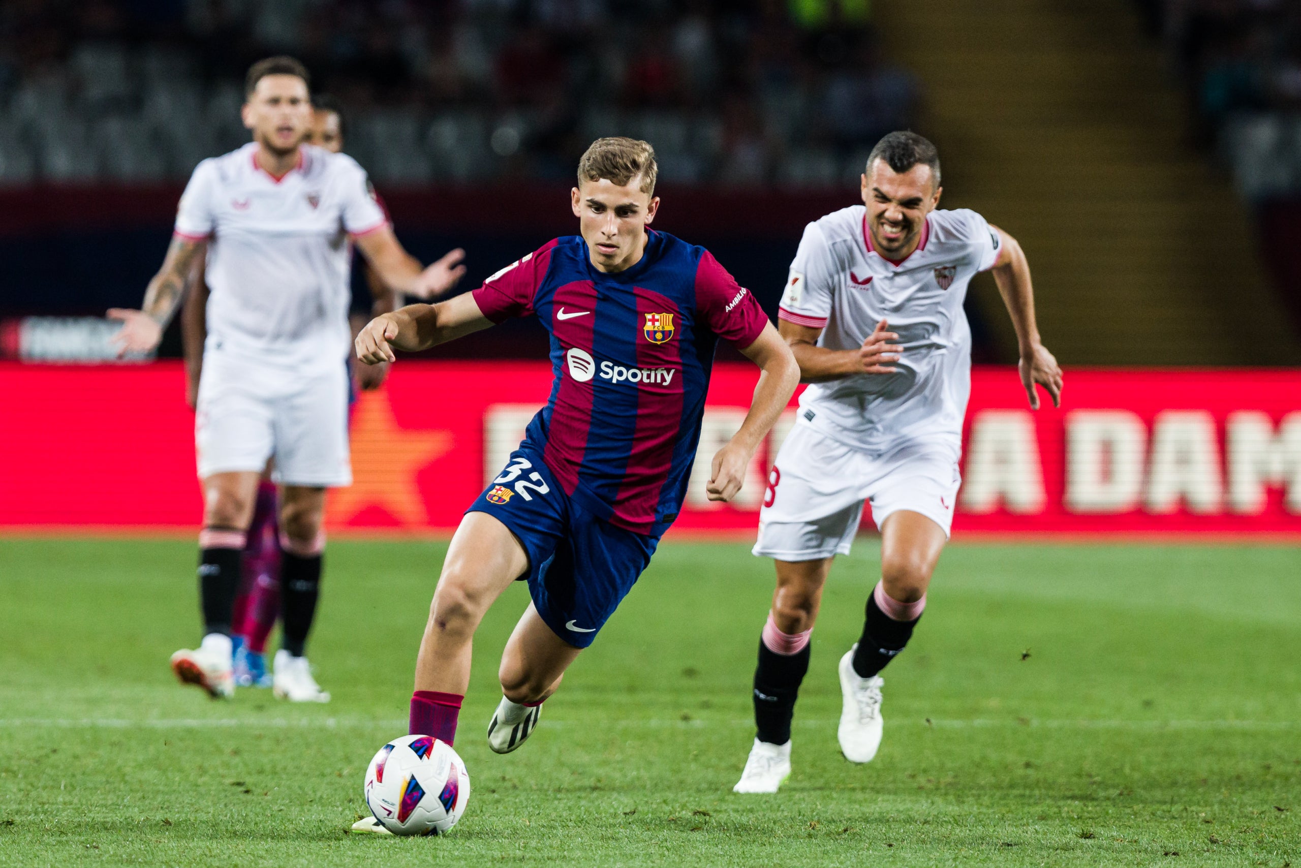 Fermín López, durante el partido contra el Sevilla | Europa Press