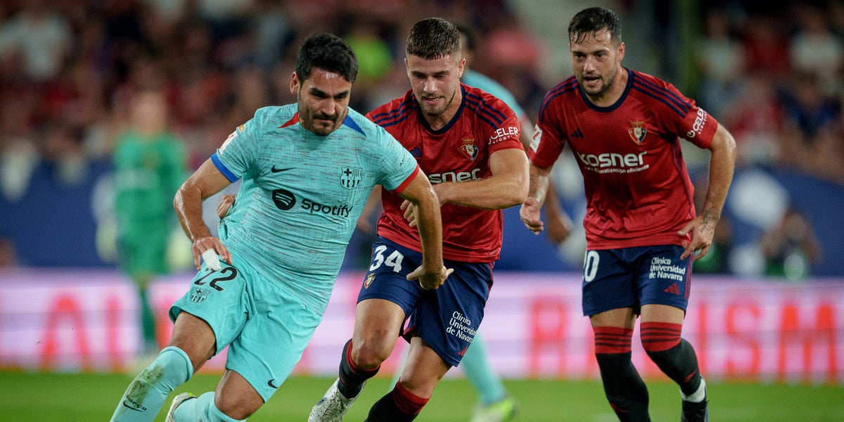 Pedri durant l'Osasuna-Barça de la temporada passada | FC Barcelona
