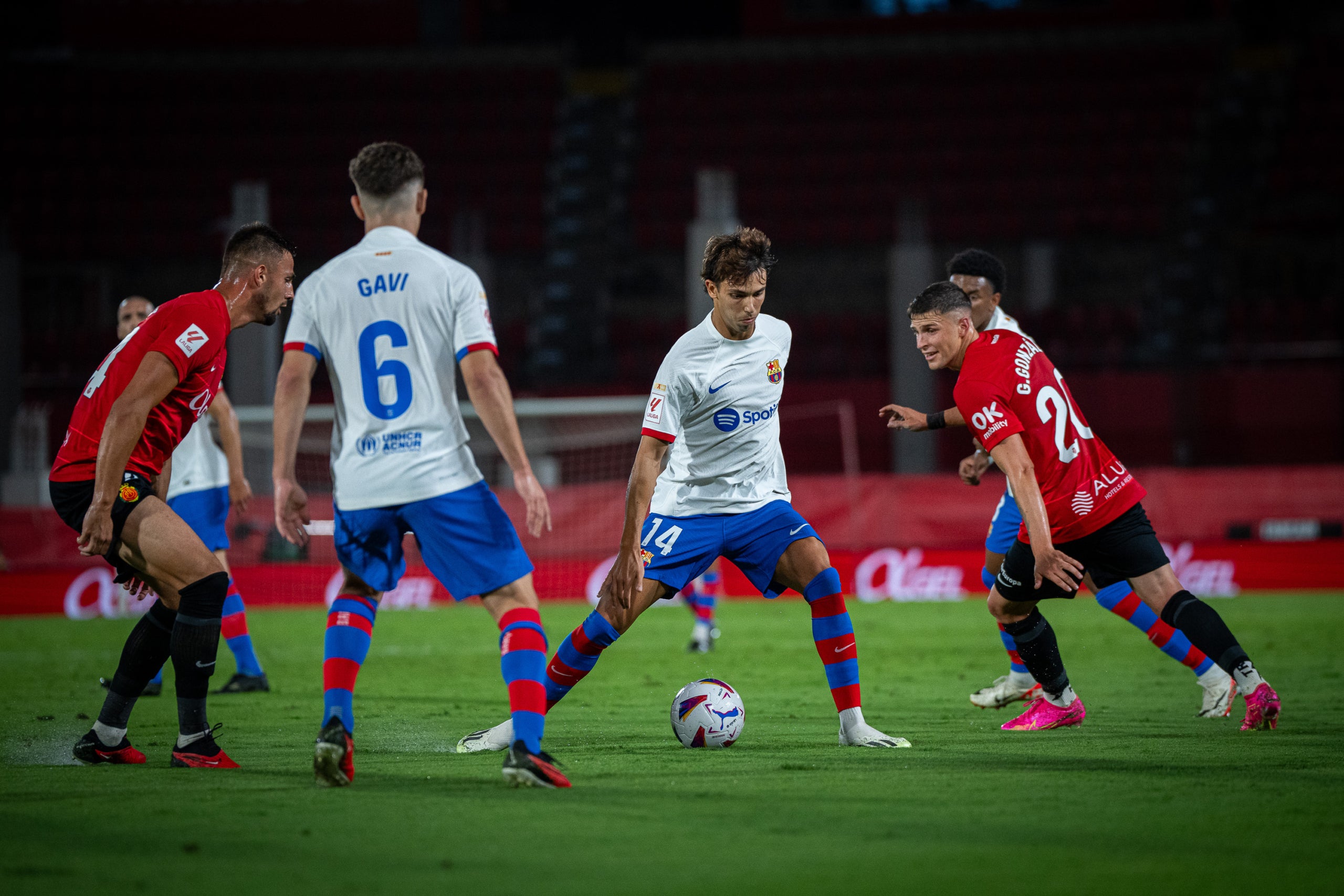 Joao Félix, durante el partido contra el Mallorca de la primera vuelta | FC Barcelona