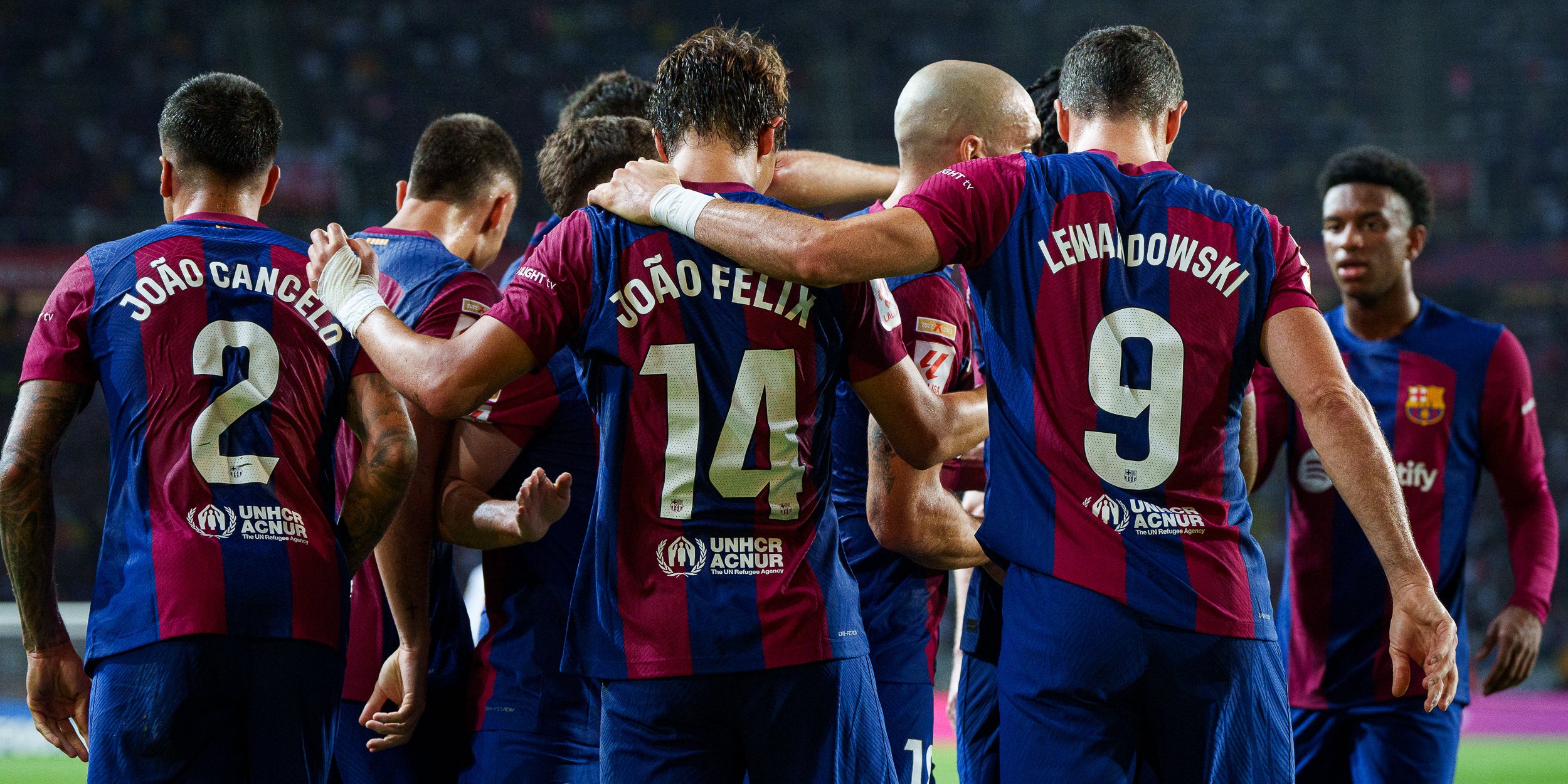 Los jugadores del Barça, celebrando un gol contra el Betis | FC Barcelona
