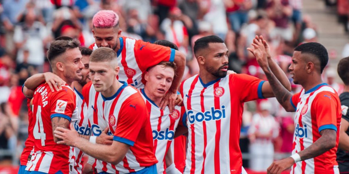 Els jugadors del Girona celebrant | Girona FC