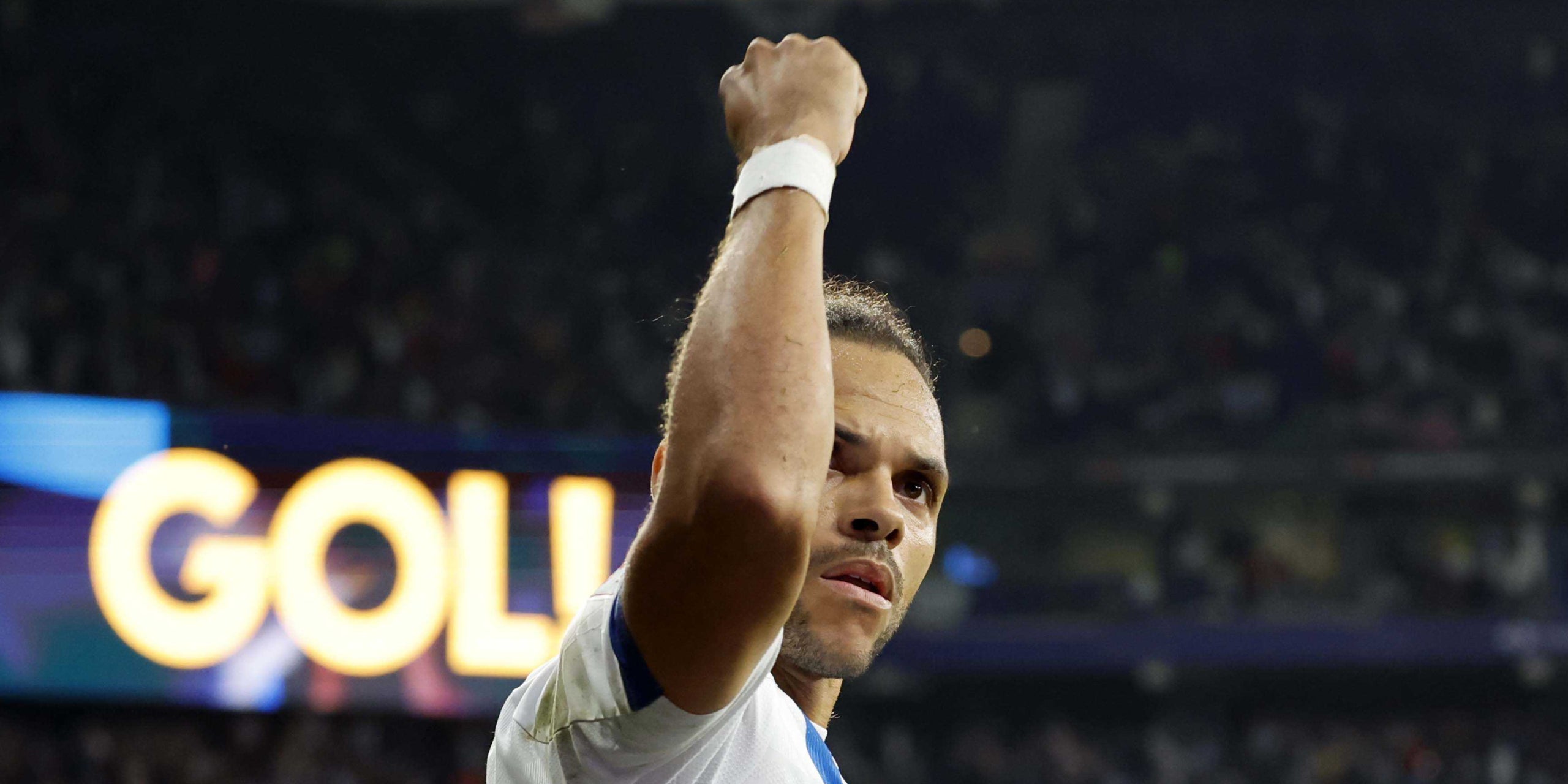 Martin Braithwaite, celebrando su gol contra el Valladolid | RCD Espanyol