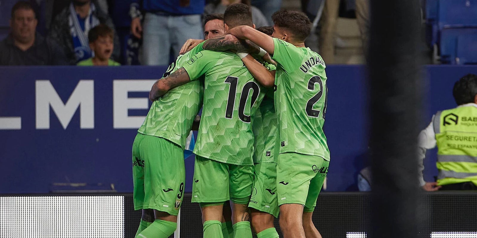 El Leganés, celebrando el gol contra el Espanyol | CD Leganés