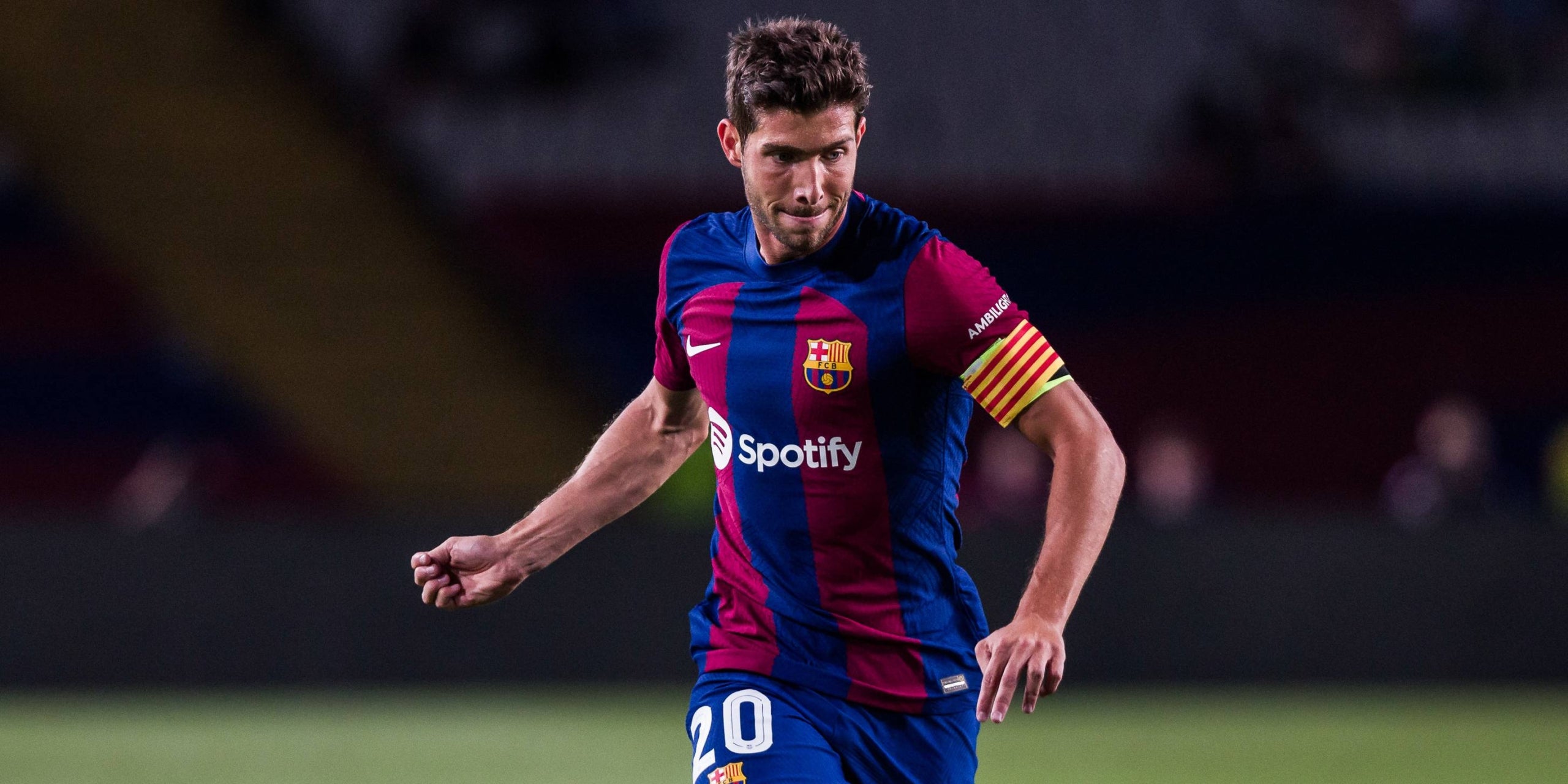Sergi Roberto, durante un partido del Barça | Europa Press