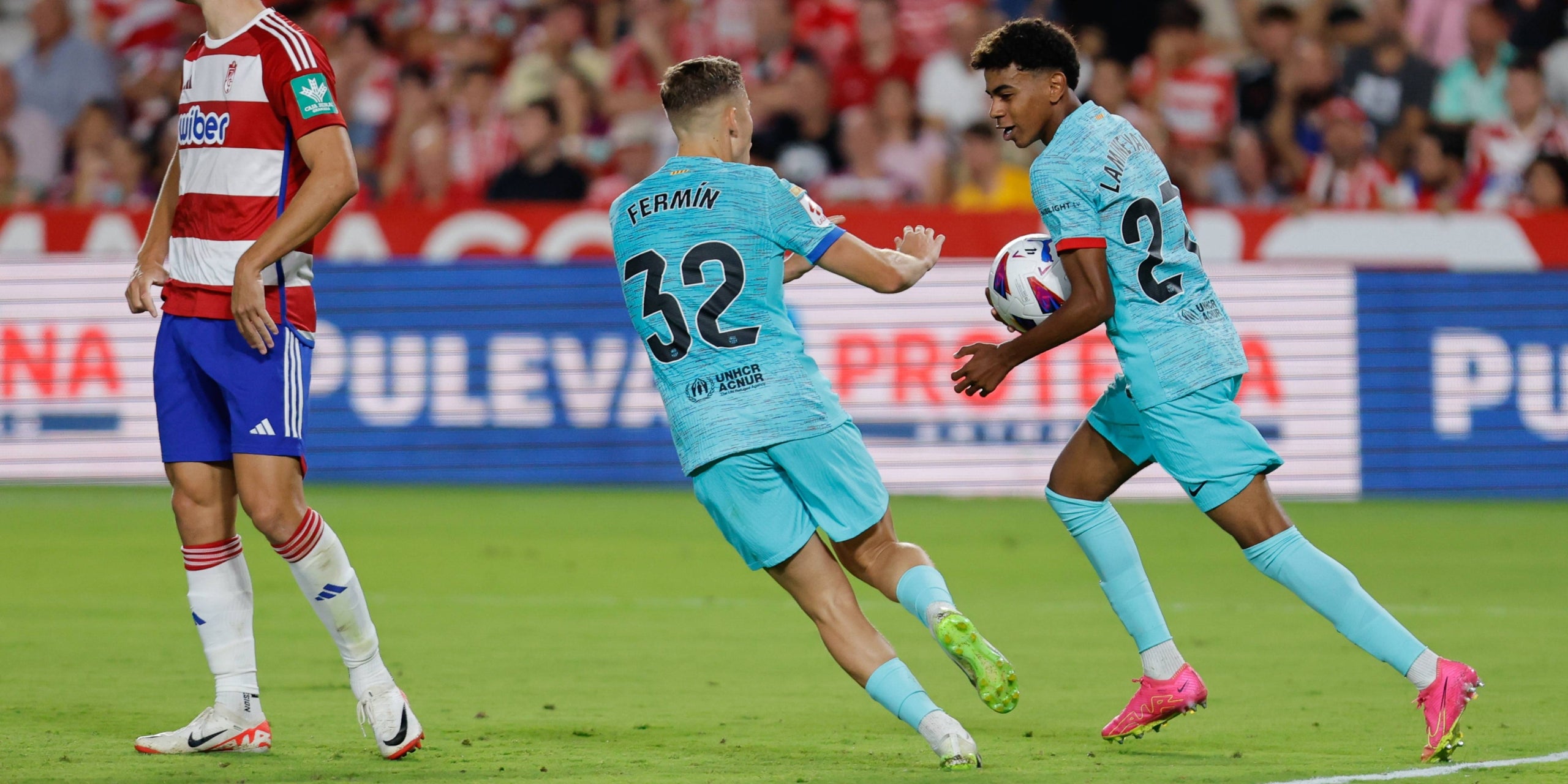 Lamine Yamal se estrena como goleador con el Barça | Europa Press