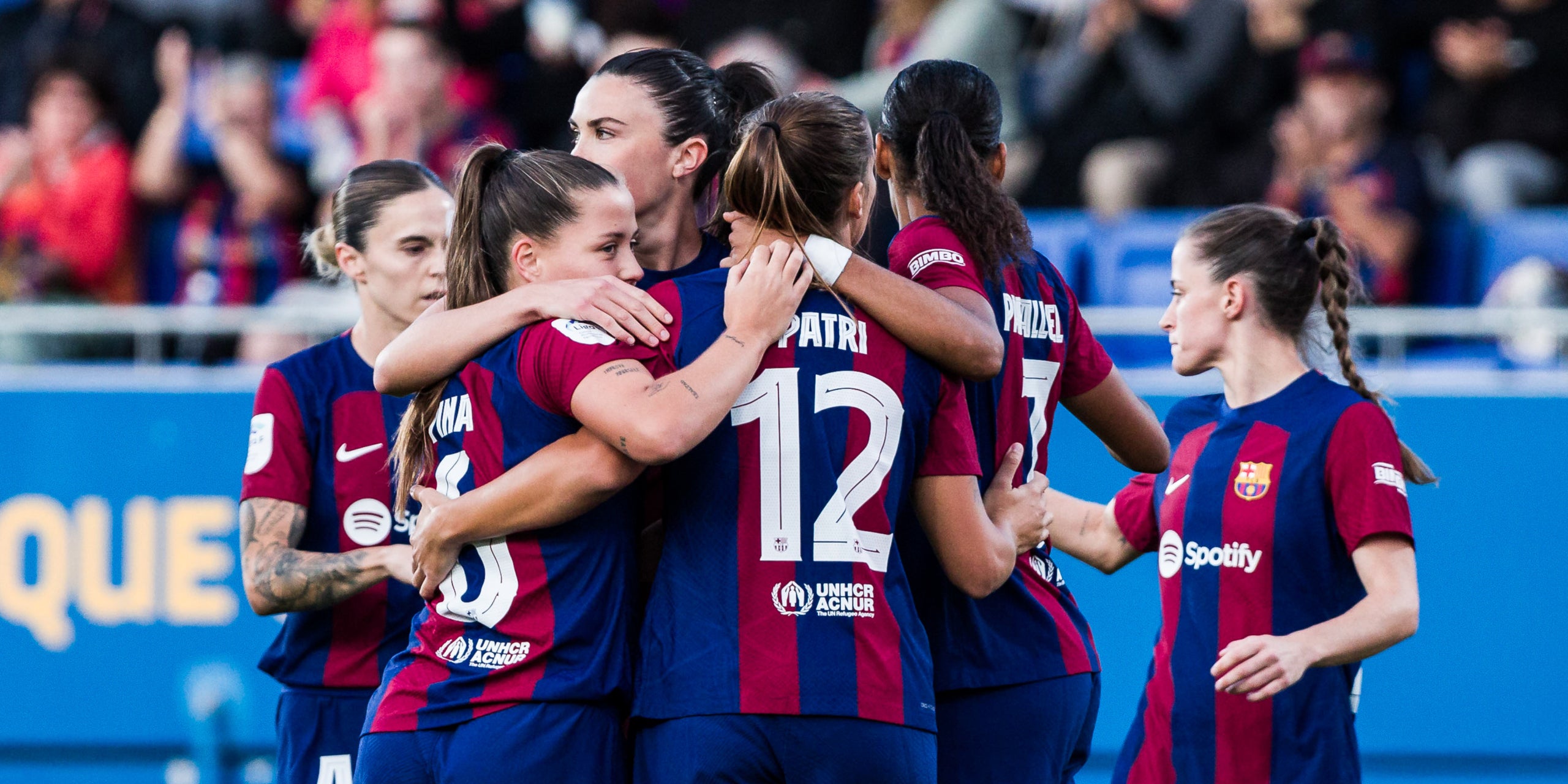 Las jugadoras del Barça, celebrando un gol contra el Granada | Europa Press