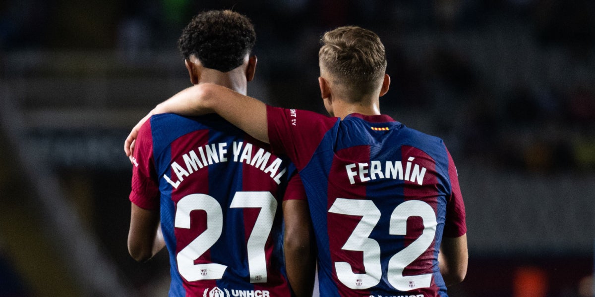 Lamine Yamal i Fermín López, jugadors del Barça | FC Barcelona