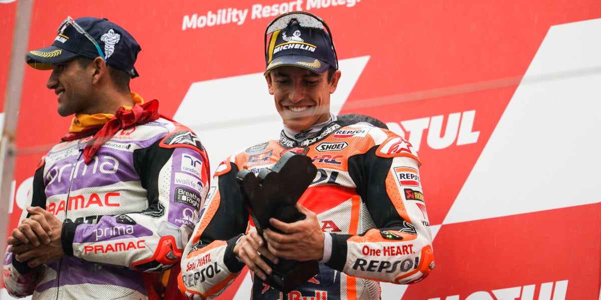 Jorge Martín i Marc Márquez al podi del GP del Japó | Moto GP