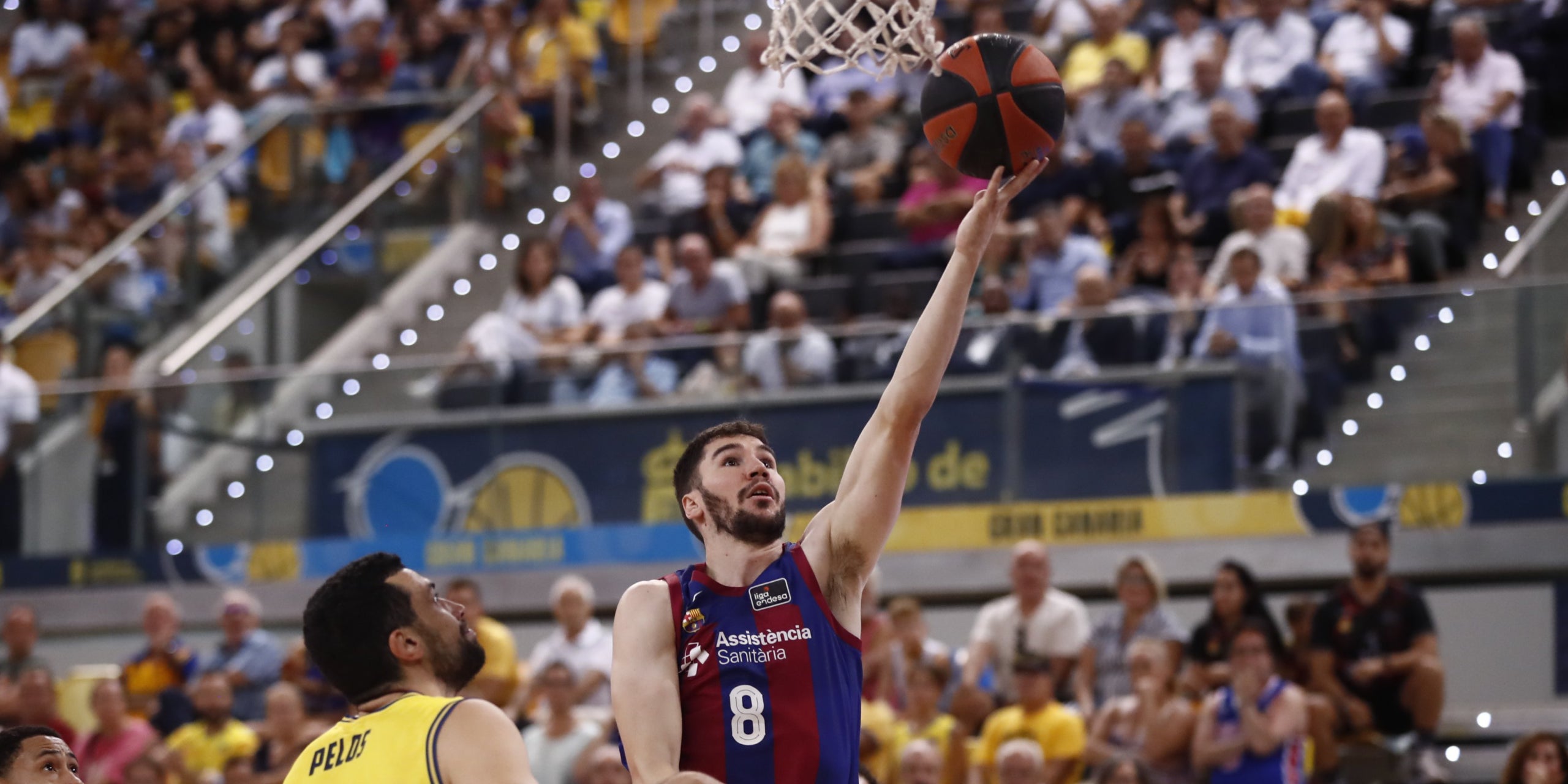 Darío Brizuela, en el partido contra el Dreamland Gran Canaria | @FCBbasket