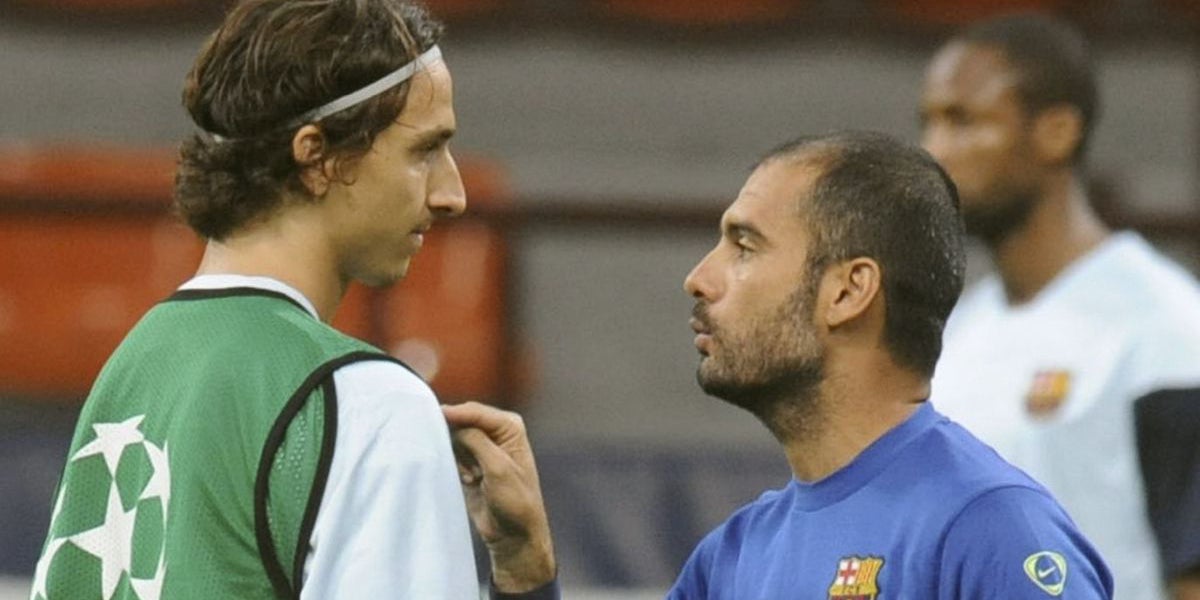 Zlatan Ibrahimovic y Pep Guardiola | Europa Press