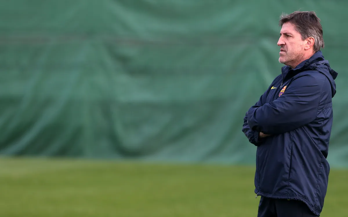 Jordi Roura, durant la seva etapa de director del futbol formatiu del Barça | FC Barcelona