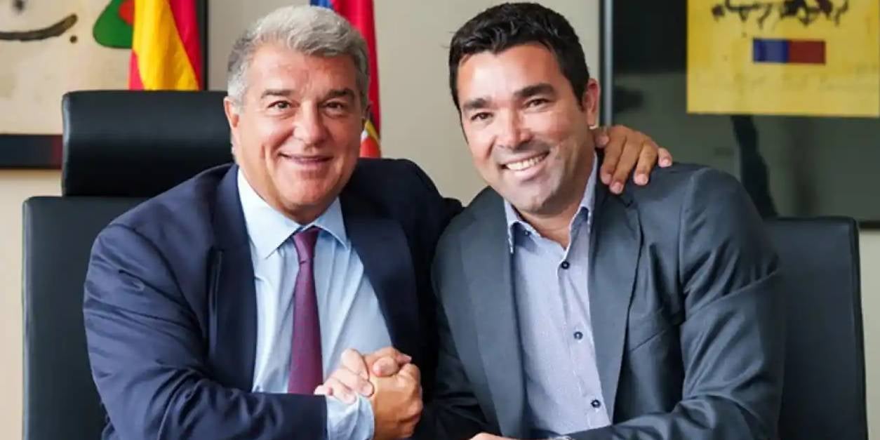 Laporta y Deco, en archivo | FC Barcelona