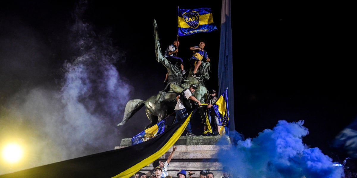 Aficionats de Boca Juniors en una imatge d'arxiu | EuropaPress