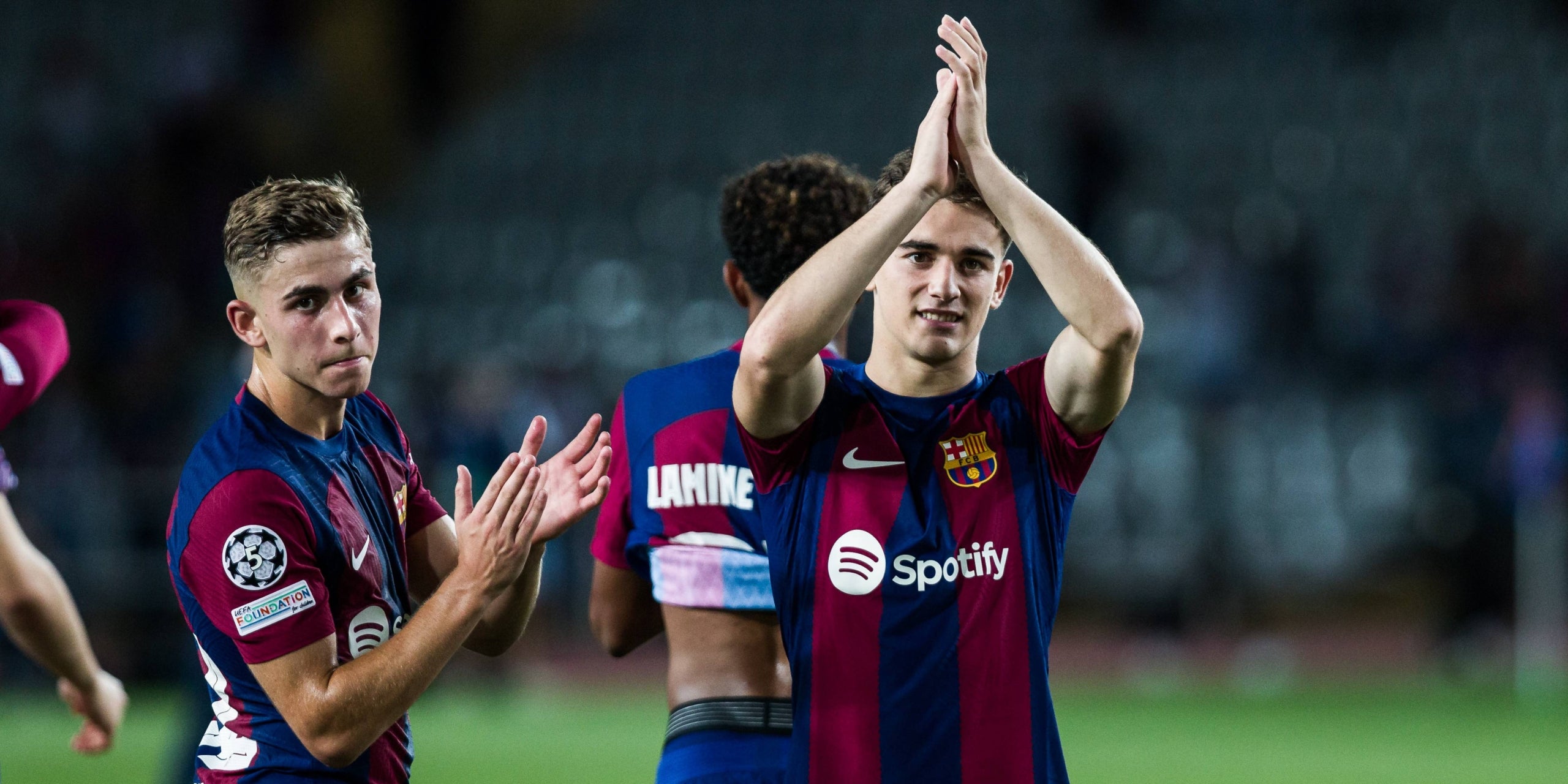 Gavi, després d'un partit del Barça | Europa Press