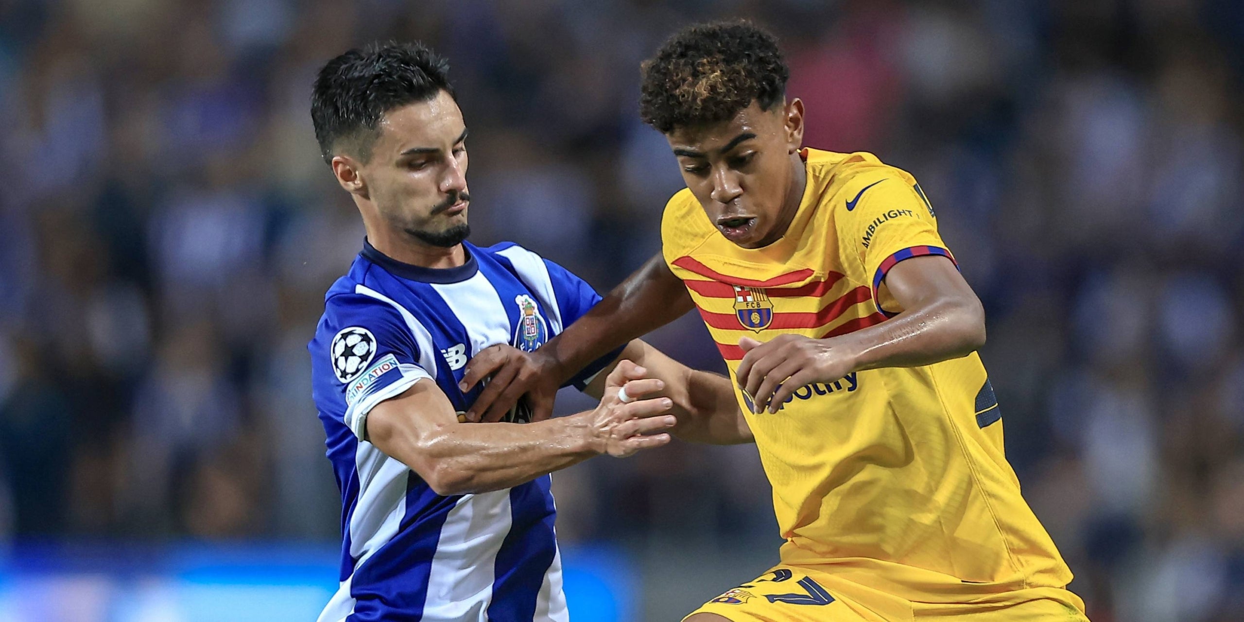 Lamine Yamal, durant el partit contra el Porto a Portugal | Europa Press