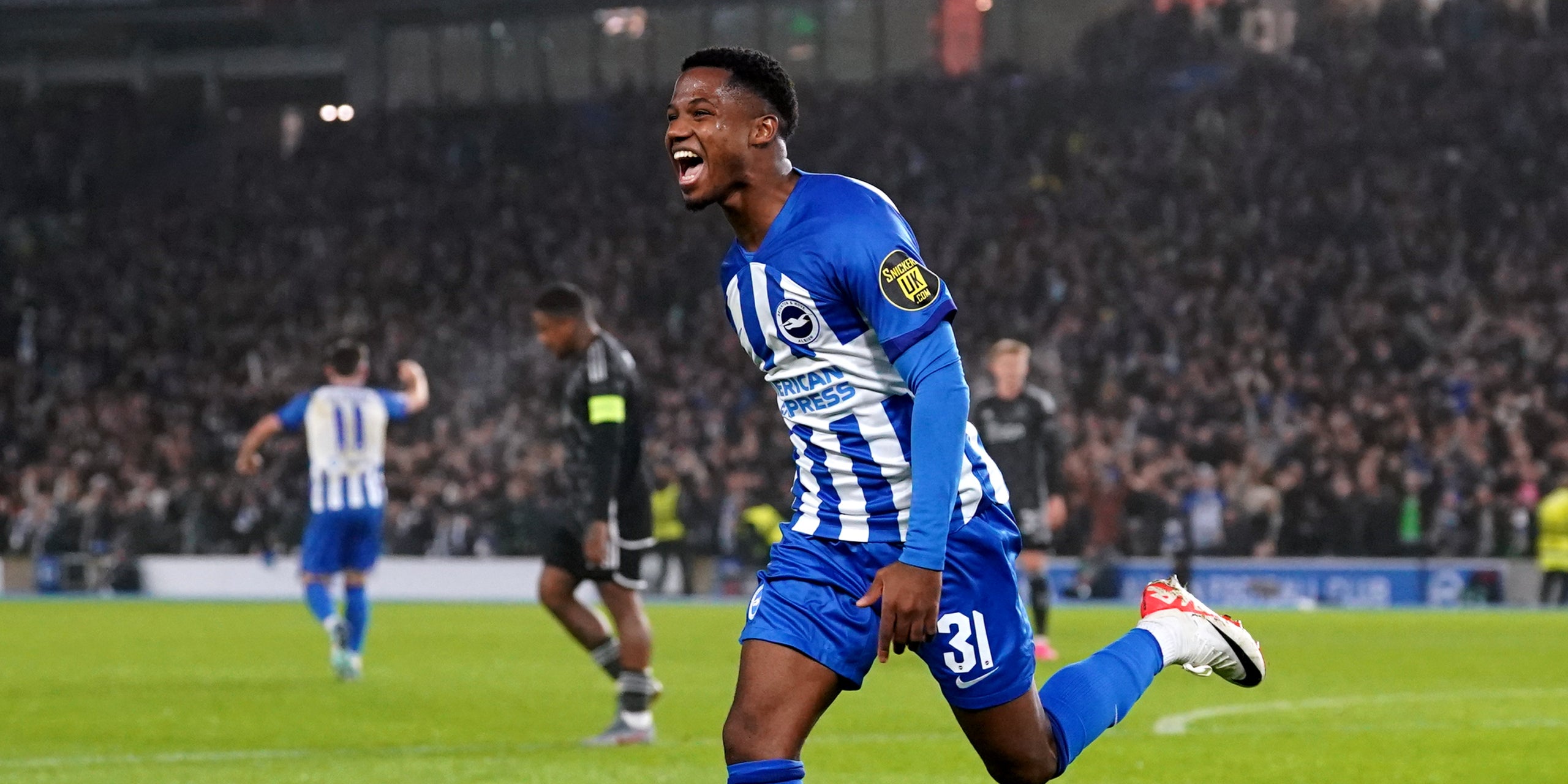 Ansu Fati, celebrant un gol amb el Brighton | Europa Press
