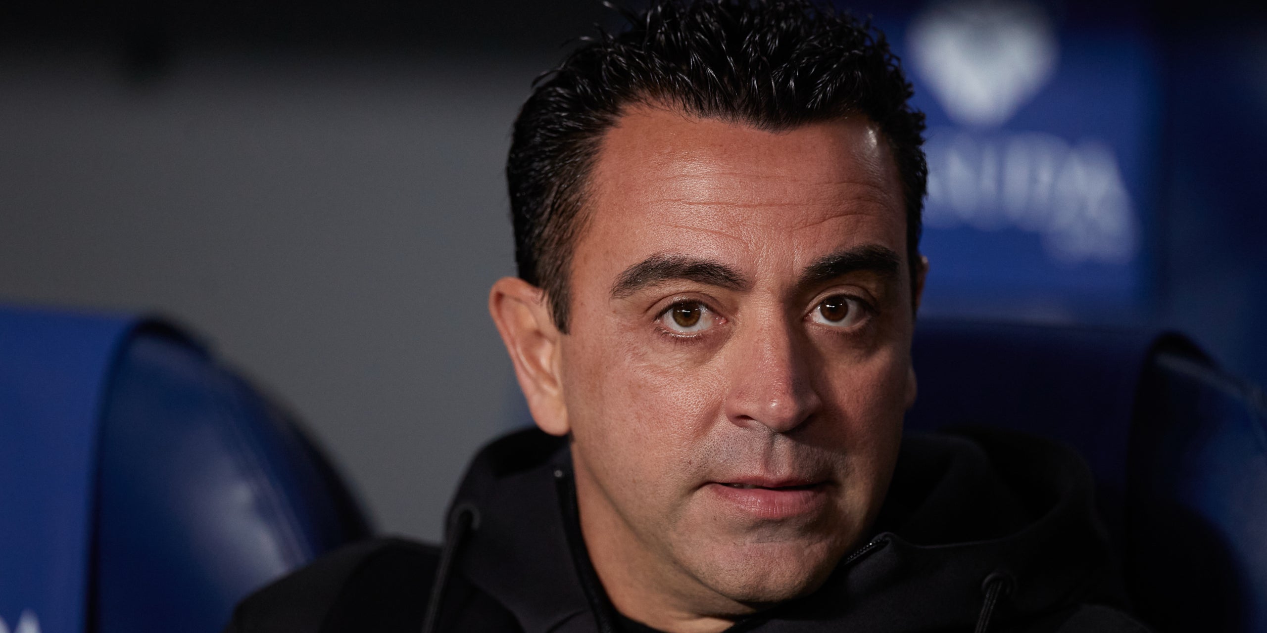Xavi Hernández, durante el partido contra la Real Sociedad | Europa Press