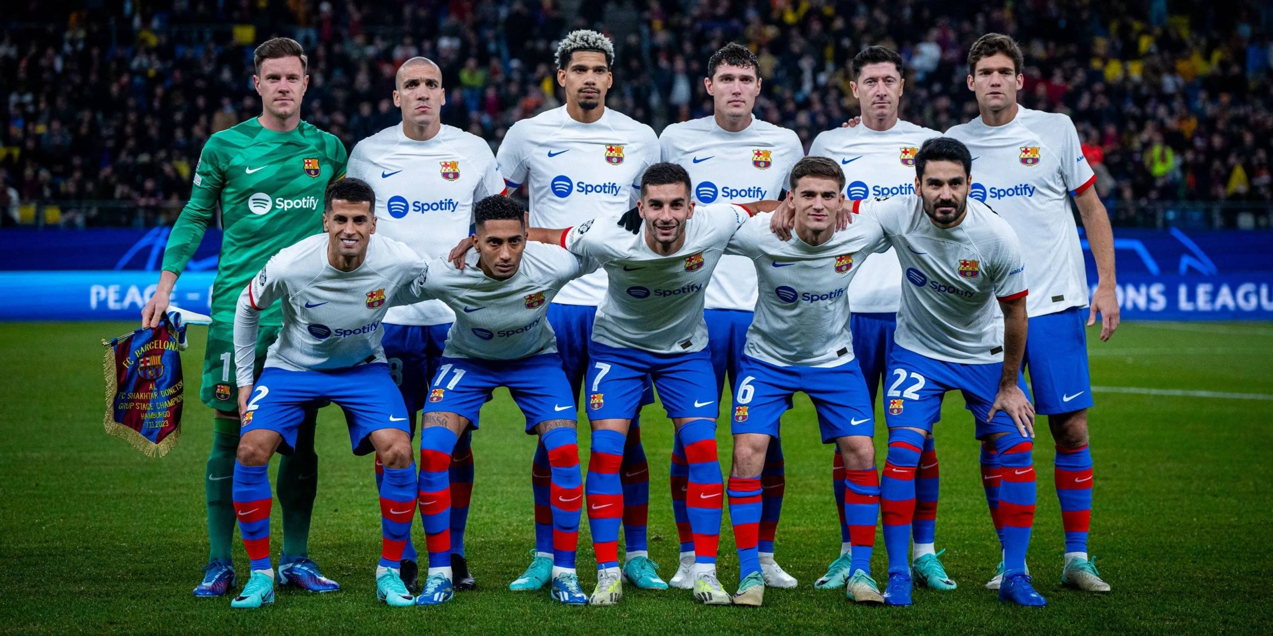 La alineación del Barça en el partido contra el Shakhtar | FC Barcelona