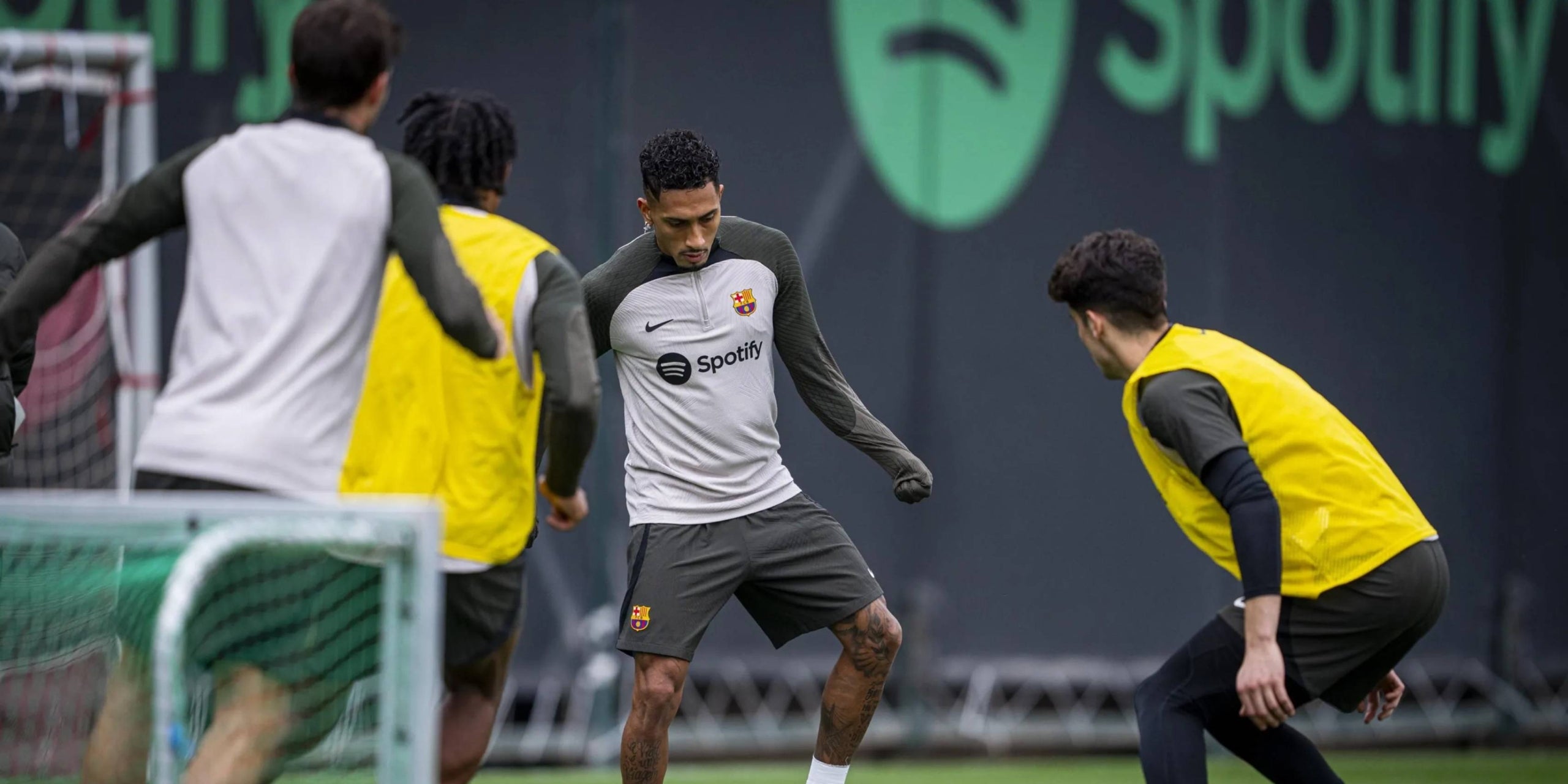 Els jugadors del Barça, durant un entrenament | FC Barcelona
