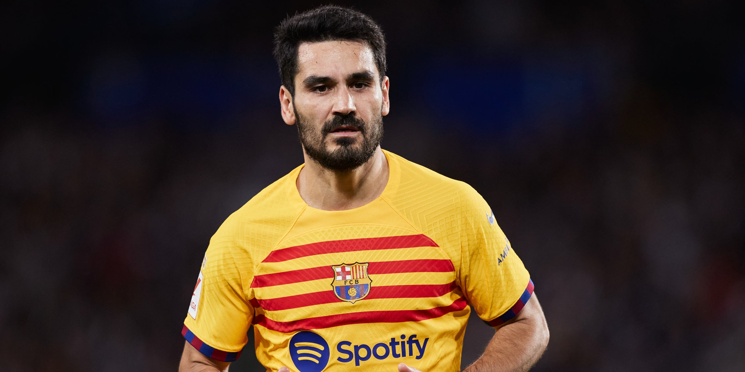 Ilkay Gündogan, durant un partit amb el Barça | Europa Press