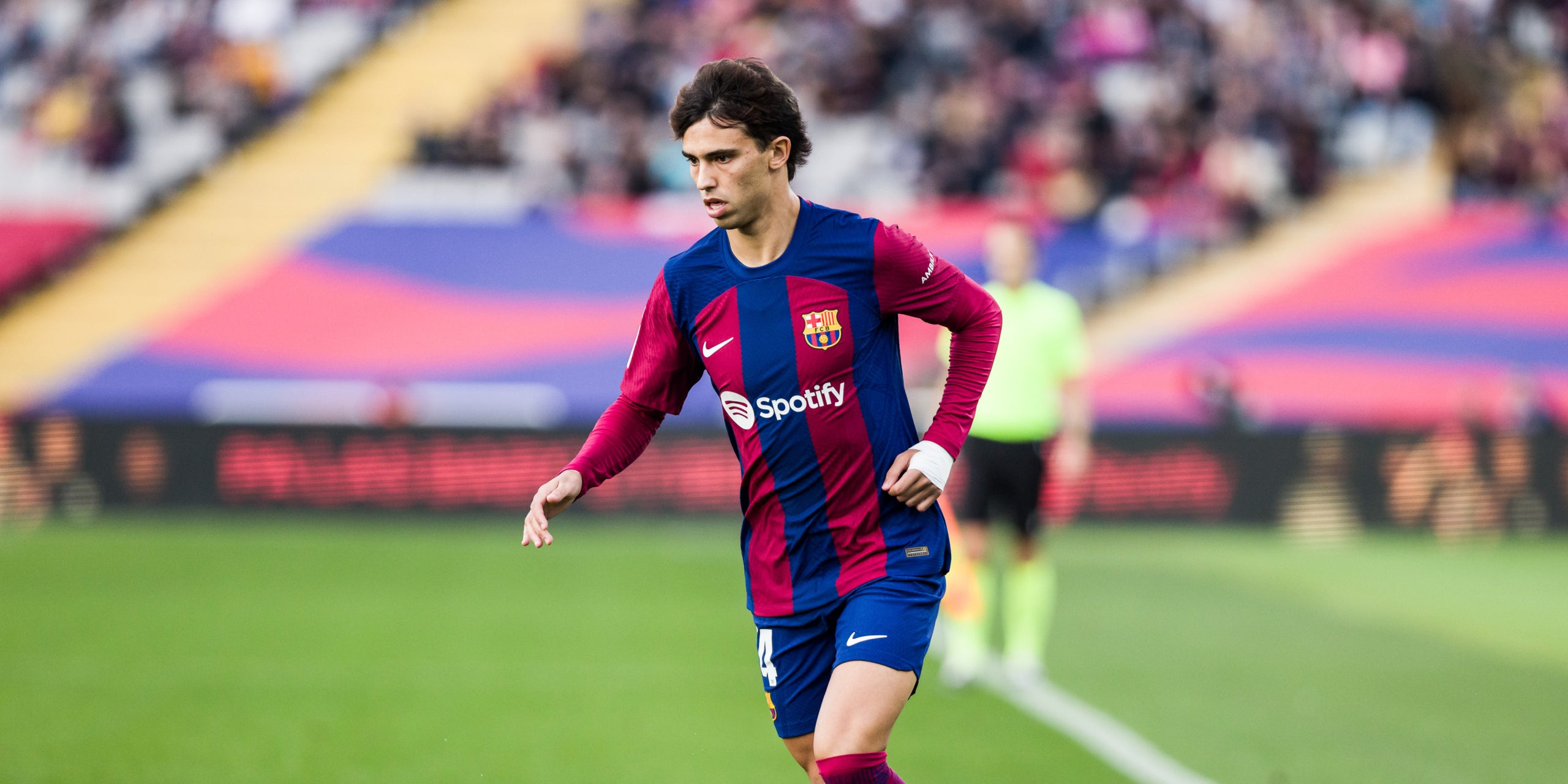 Joao Félix, durante un partido con el Barça | Europa Press