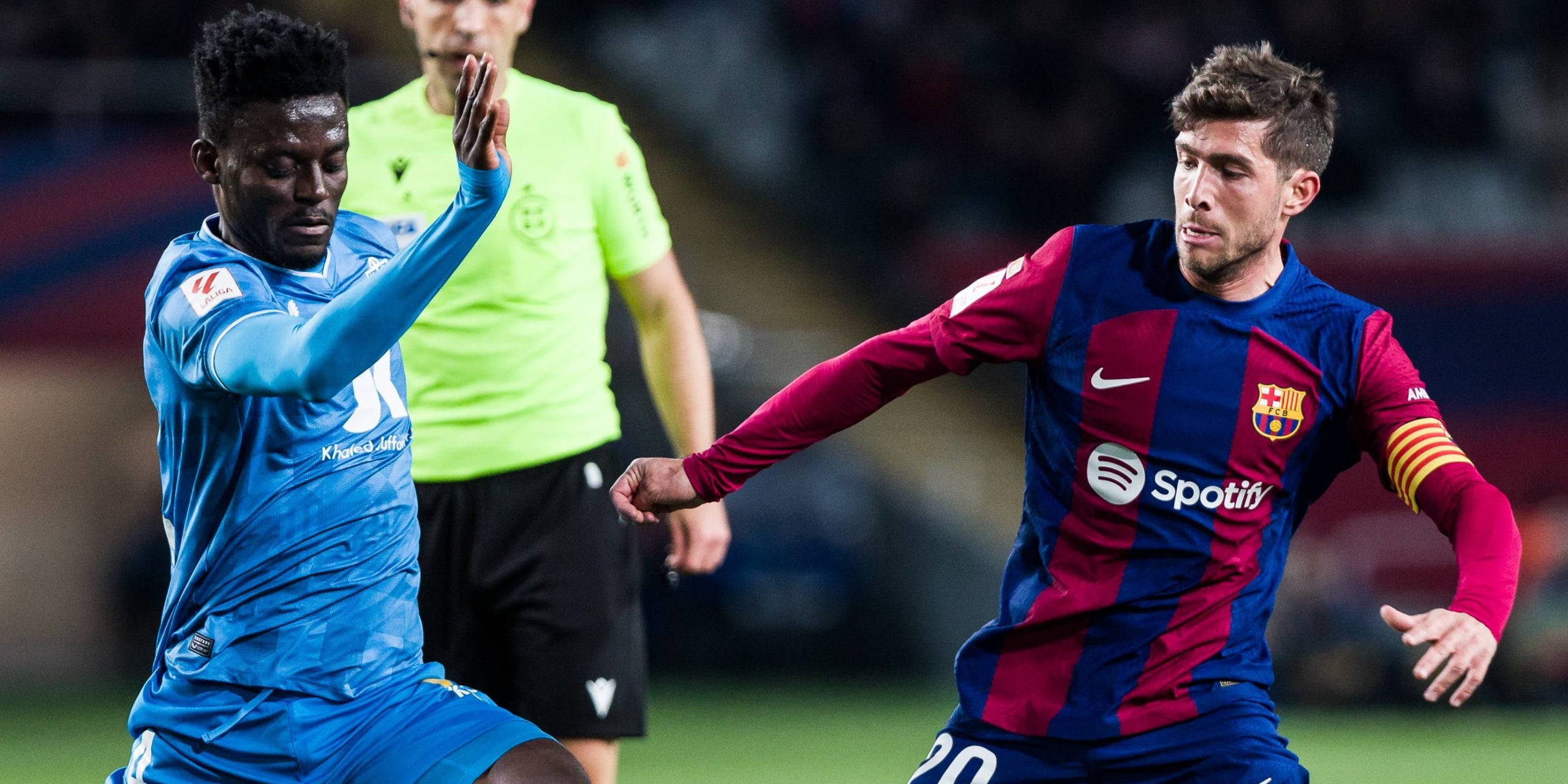 Sergi Roberto, gran protagonista del partit contra l'Almeria | Europa Press