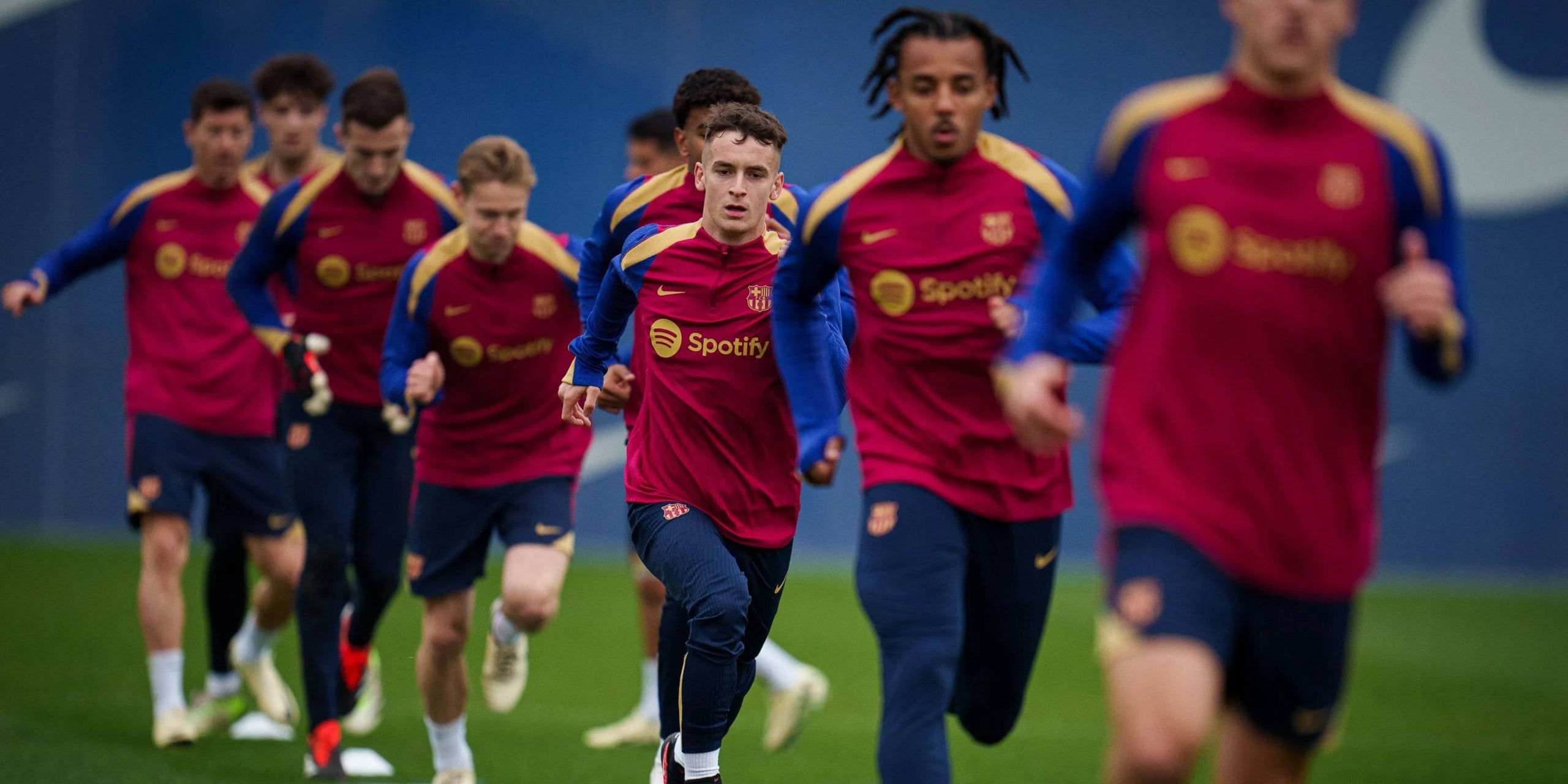 Los jugadores del Barça, en un entrenamiento previo al partido contra el Osasuna | FC Barcelona