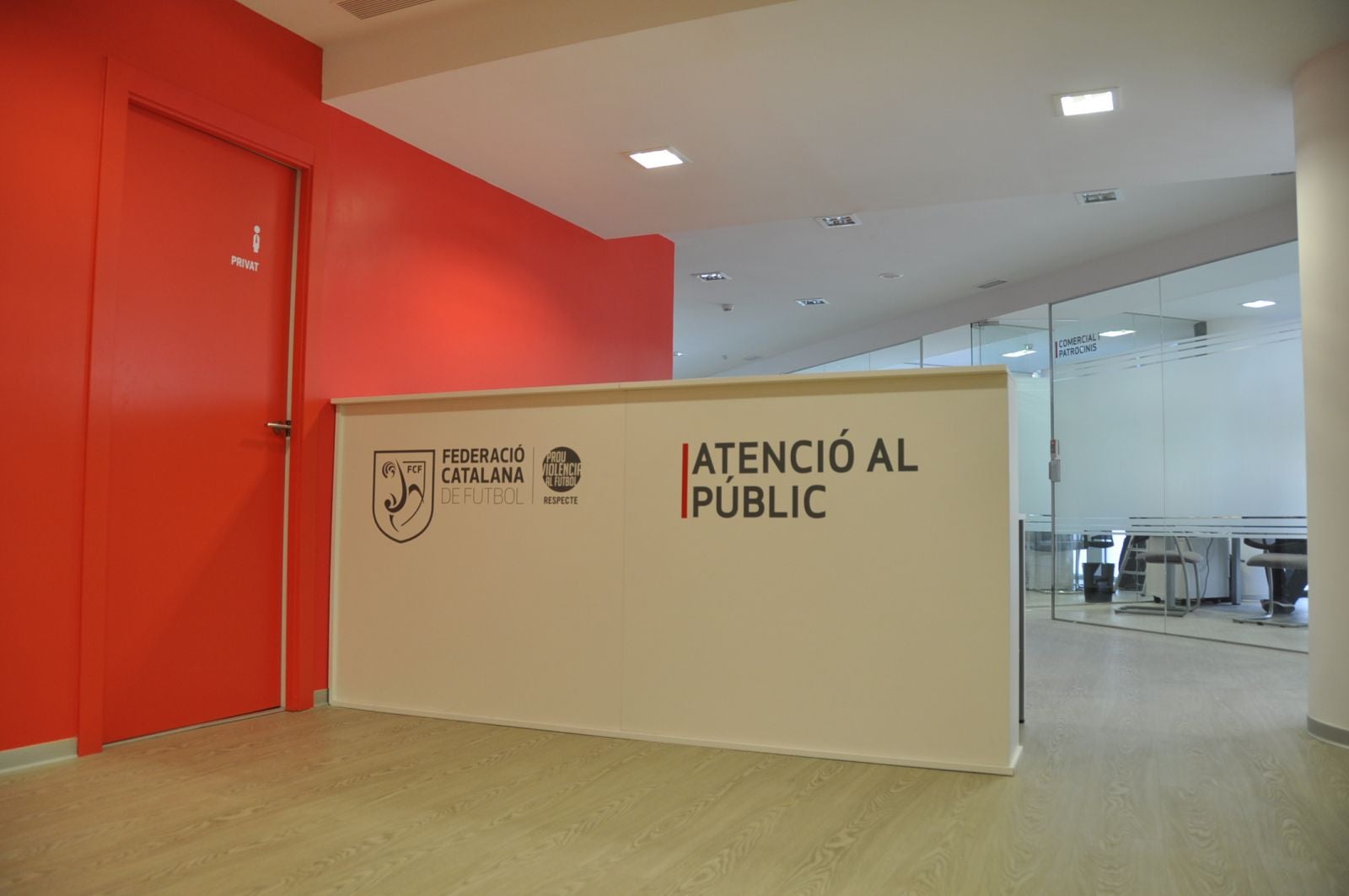 Interior de la seu de la Federació Catalana de Futbol | FCF