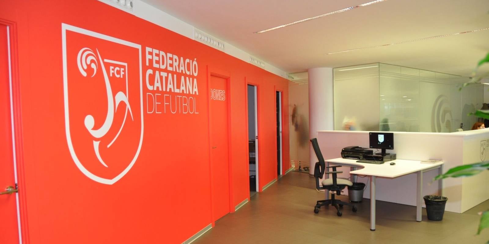 Interior de la seu de la Federació Catalana de Futbol | FCF
