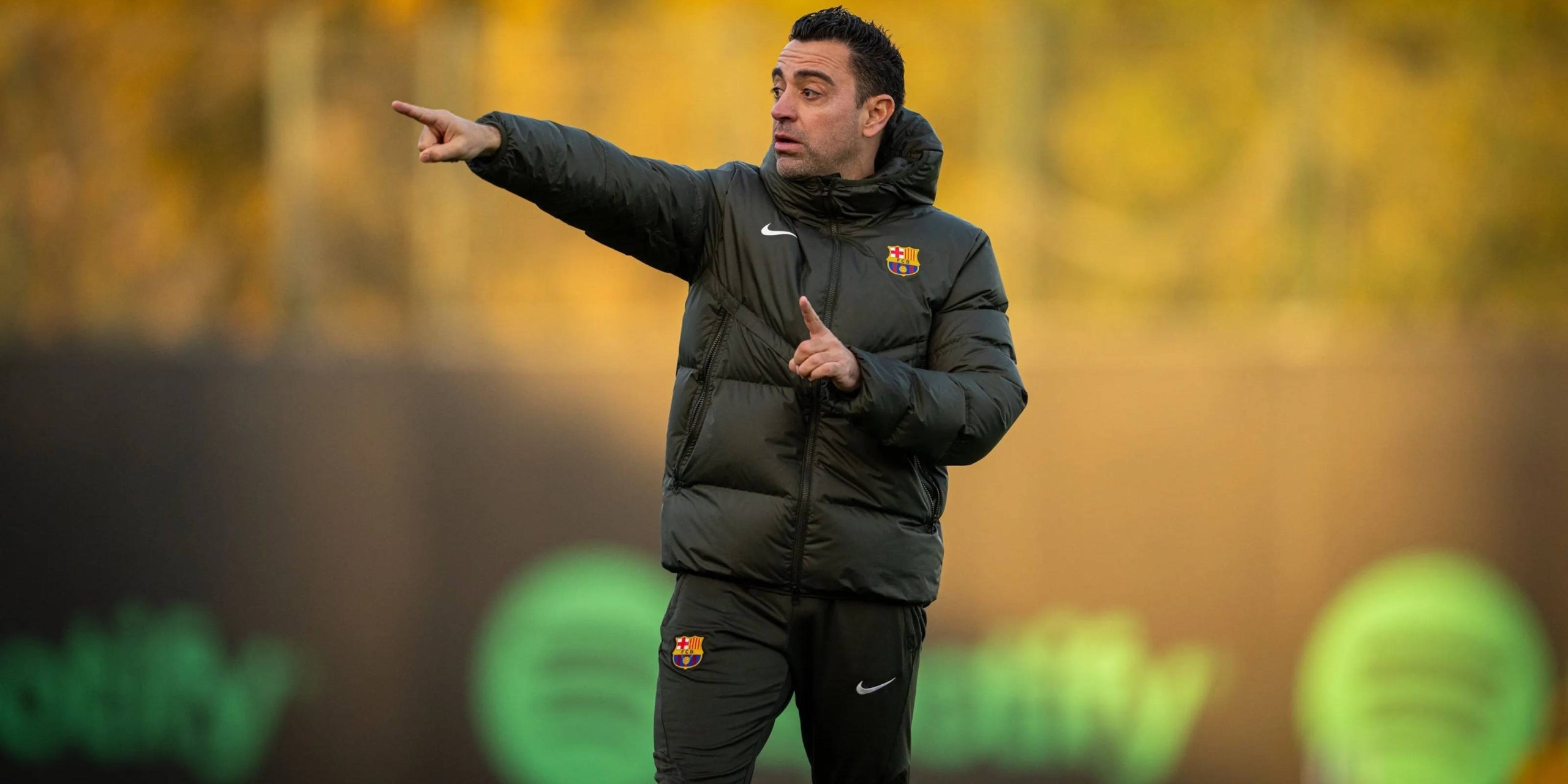 Xavi Hernández, tècnic del Barça, durant un entrenament | FC Barcelona