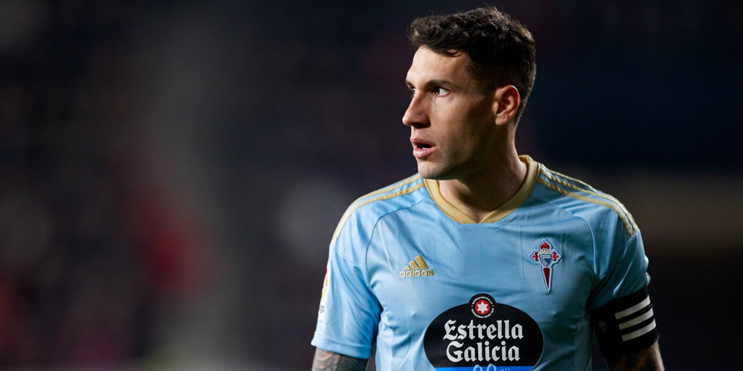 Hugo Mallo, durant un partit del Celta | Europa Press