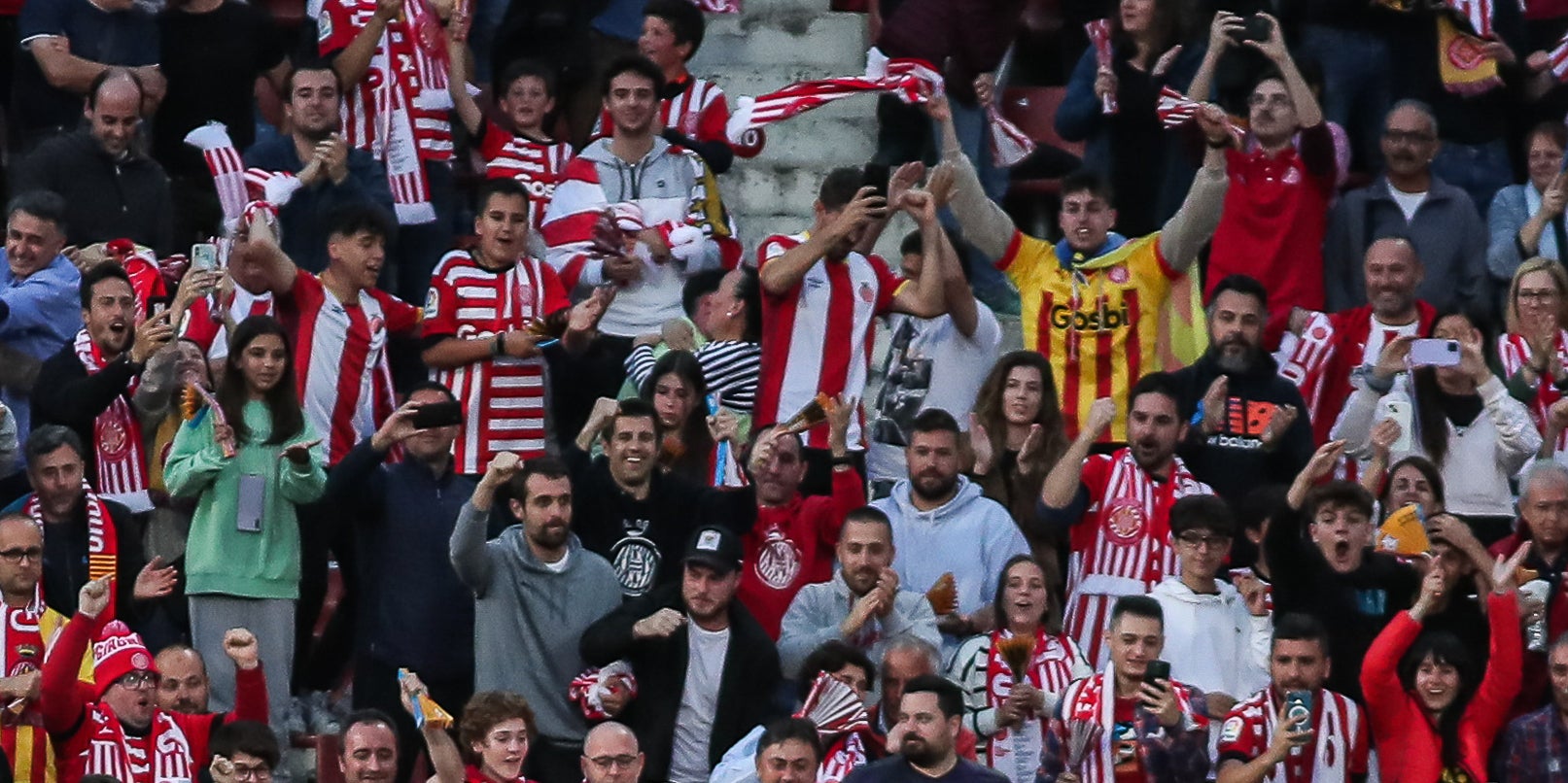 Montilivi, celebrando un gol del Girona | Europa Press