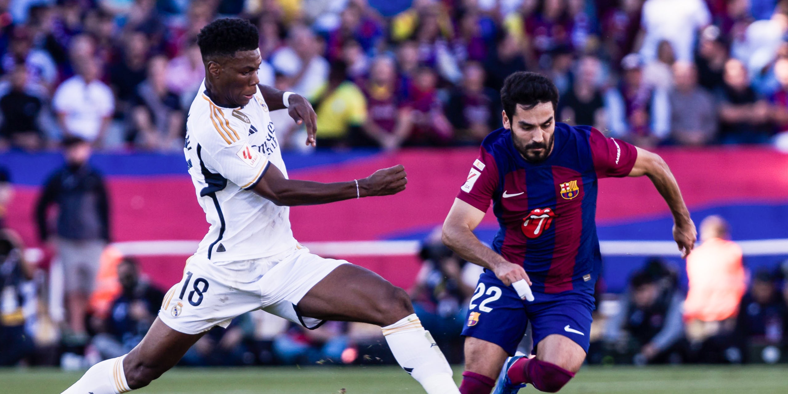 Tchouameni y Gündogan, durante el Barça-Madrid de Liga | Europa Press