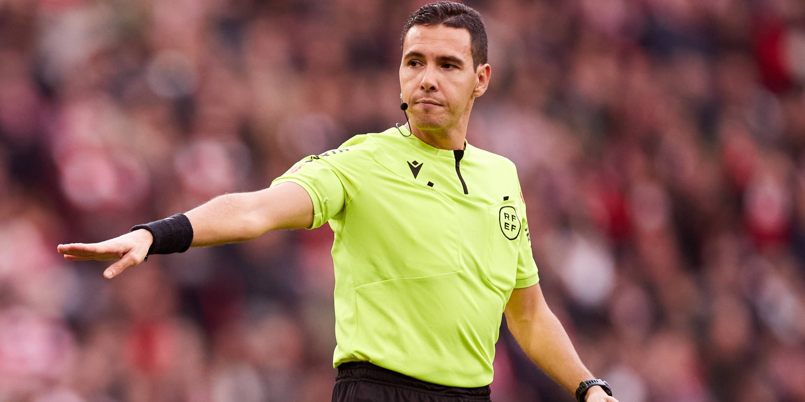 Hernández Maeso, àrbitre de camp del Madrid-Almeria | Europa Press