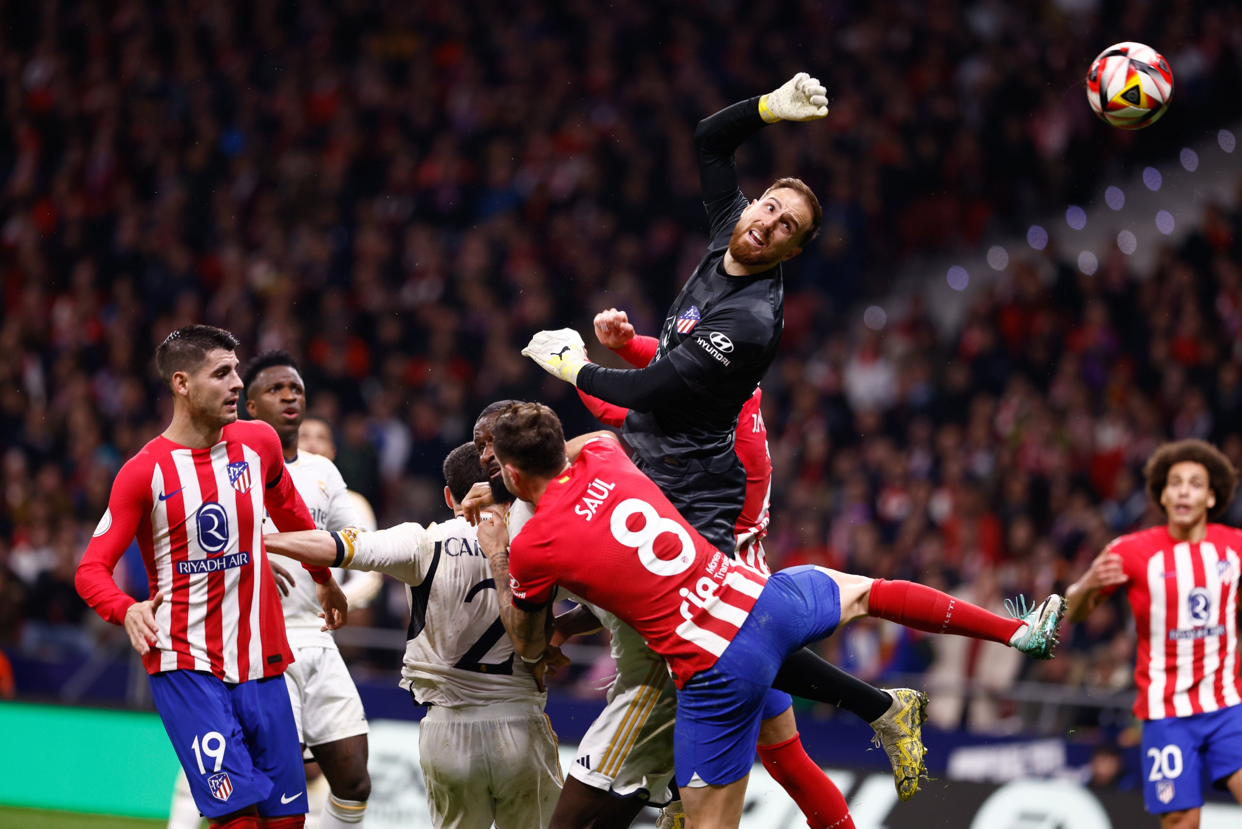 Jan Oblak, durante el partido contra el Real Madrid | Europa Press