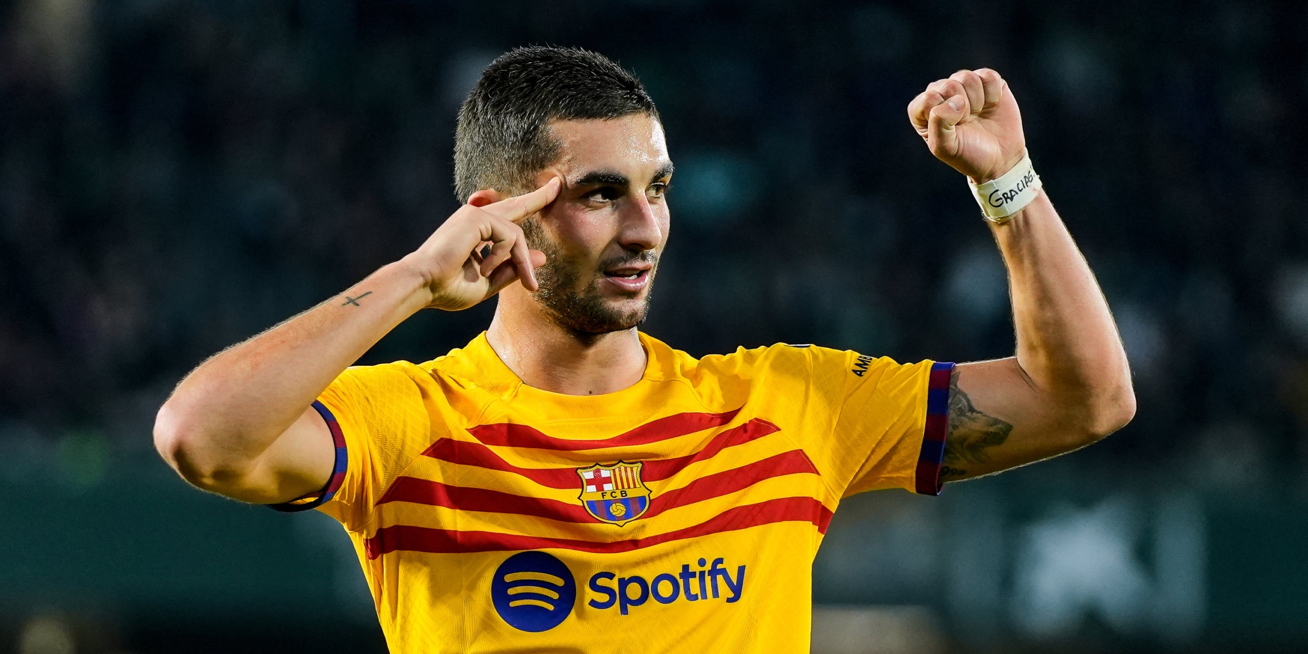 Ferran Torres, celebrant un gol contra el Betis | Europa Press