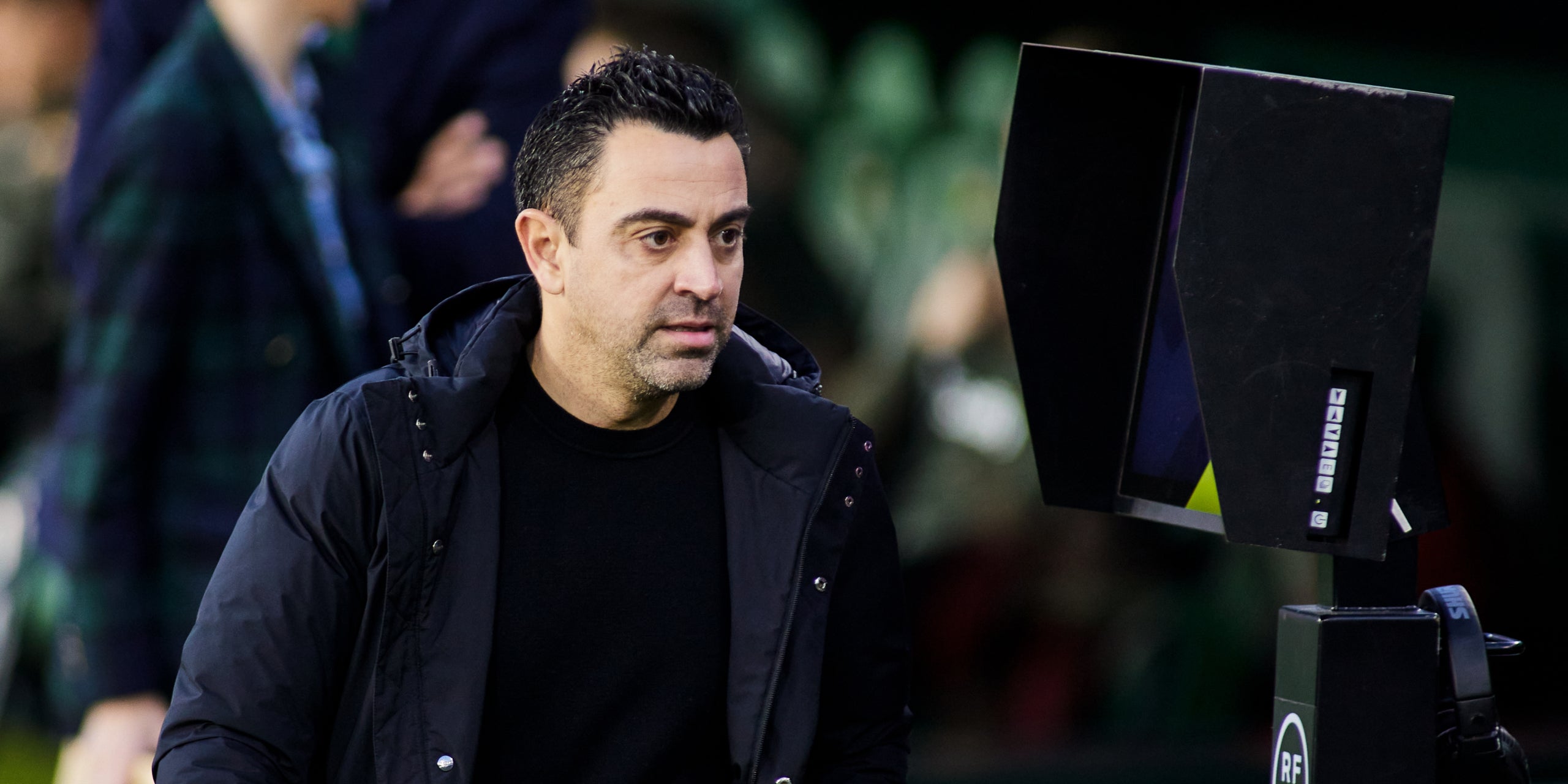 Xavi Hernández, durant el partit contra el Betis | Europa Press