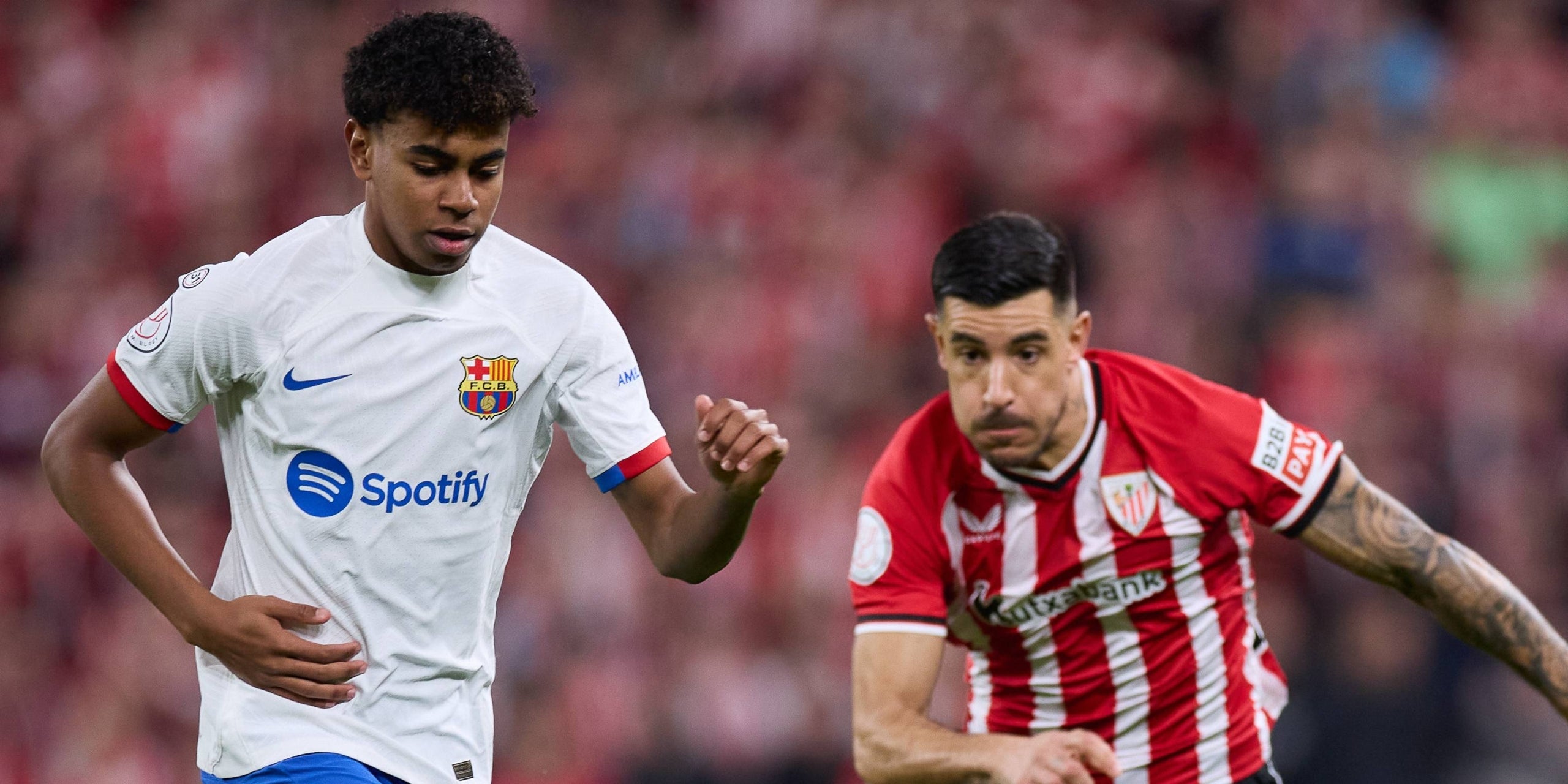 Lamine Yamal, gran protagonista del partido contra el Athletic | Europa Press