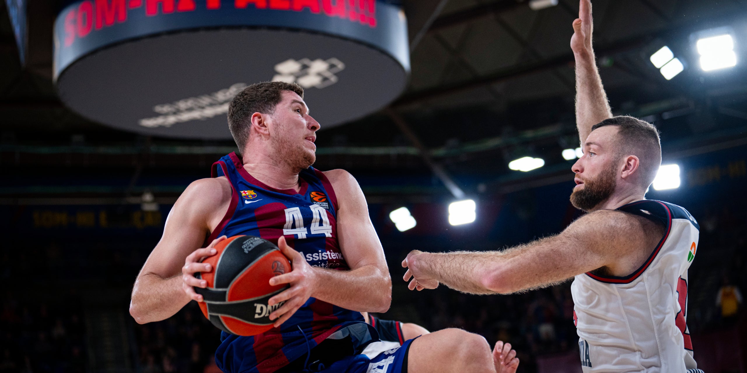 Joel Parra, durante el Barça-Baskonia de Euroliga | @FCBbasket