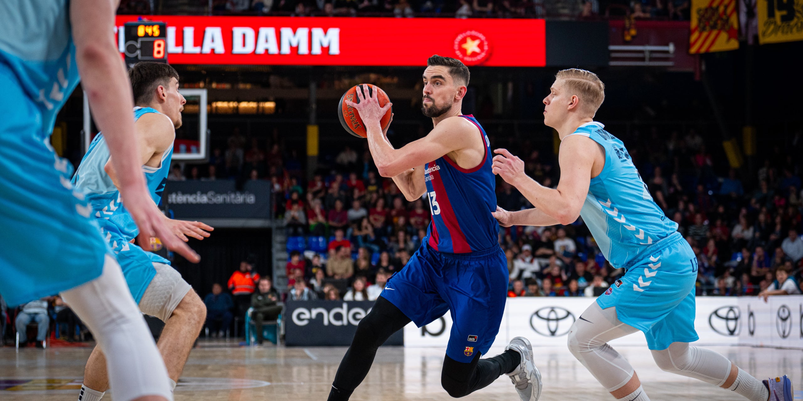 Tomas Satoransky, durante el partido contra el Zunder Palencia | @FCBbasket