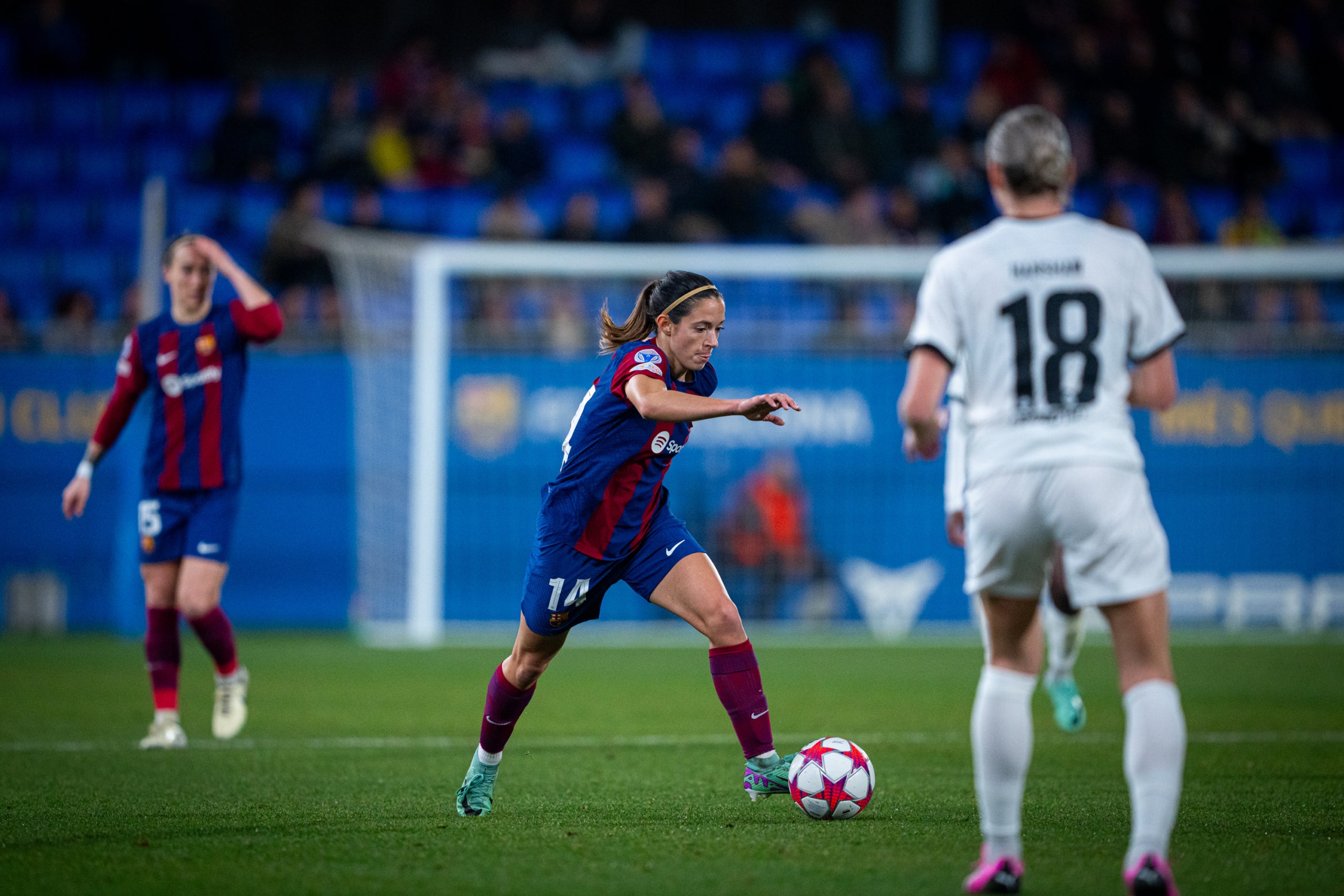 Aitana Bonmatí, durante el partido contra el Eintracht de Frankfurt | FC Barcelona