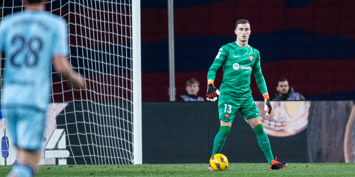 Iñaki Peña, durant el Barça-Osasuna | FC Barcelona