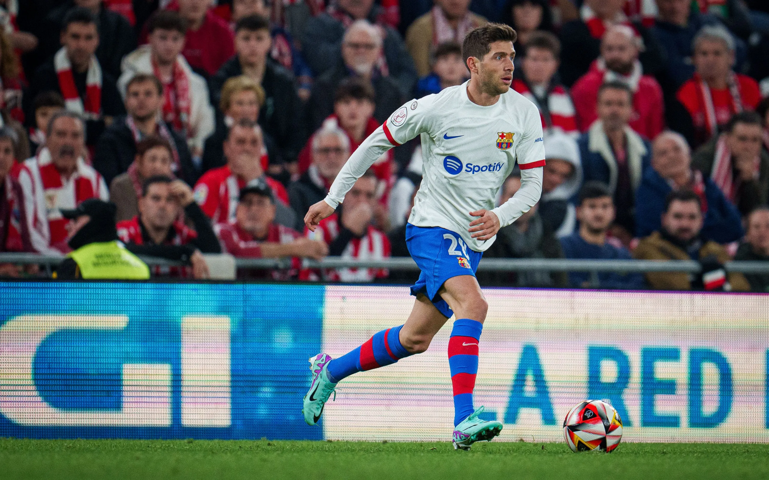 Sergi Roberto, durante el Athletic-Barça de Copa | FC Barcelona