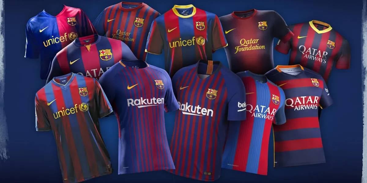 Once camisetas Nike del Barça | FC Barcelona