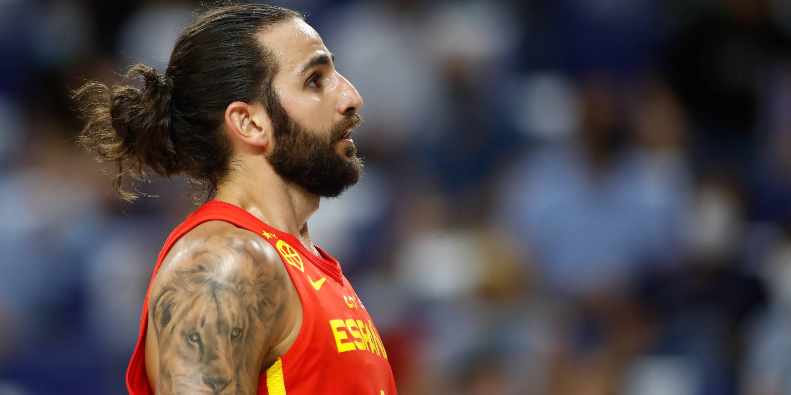 Ricky Rubio, durant un partit amb la selecció espanyola | Europa Press