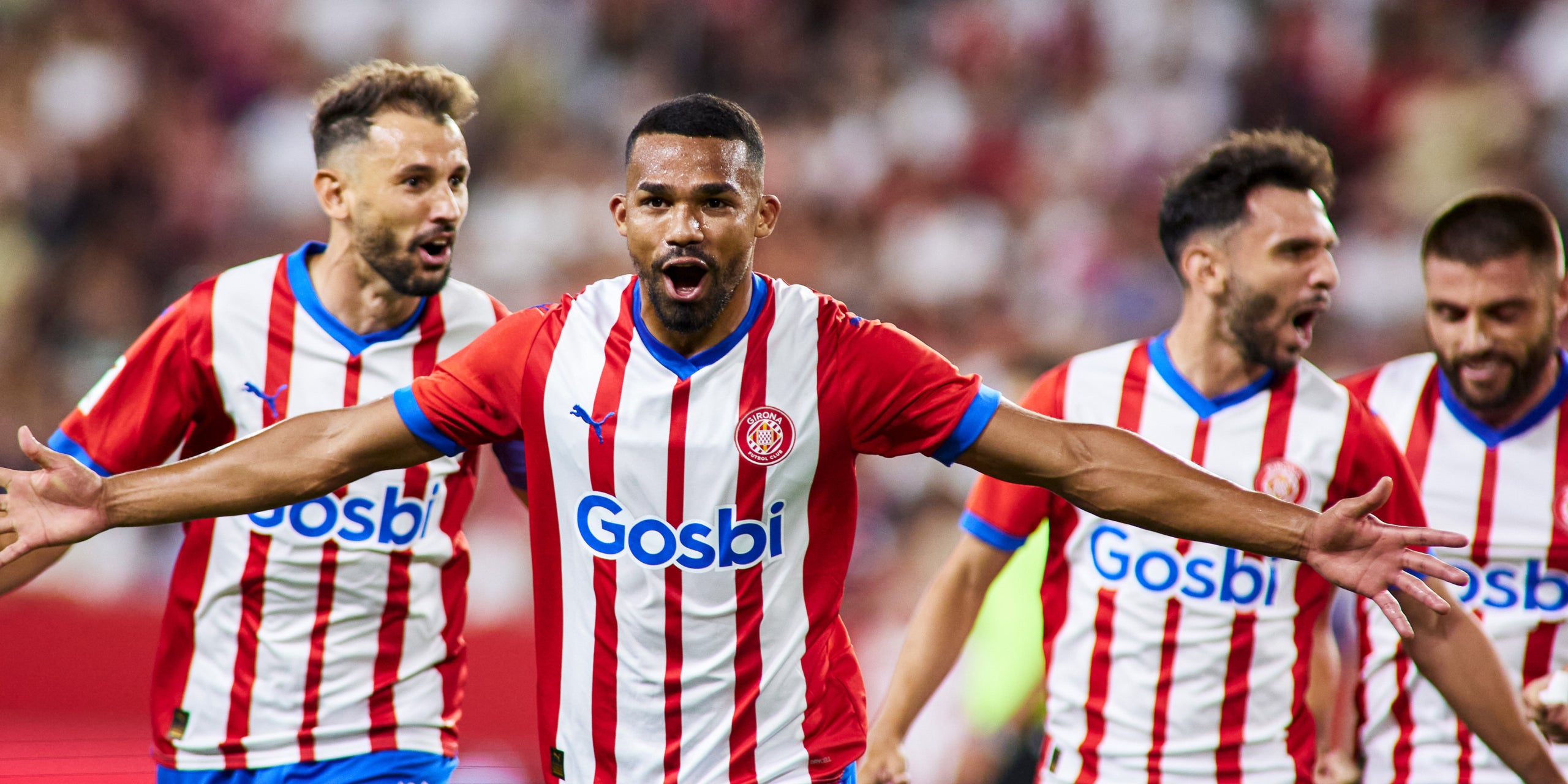 Els jugadors del Girona, celebrant un gol | Europa Press