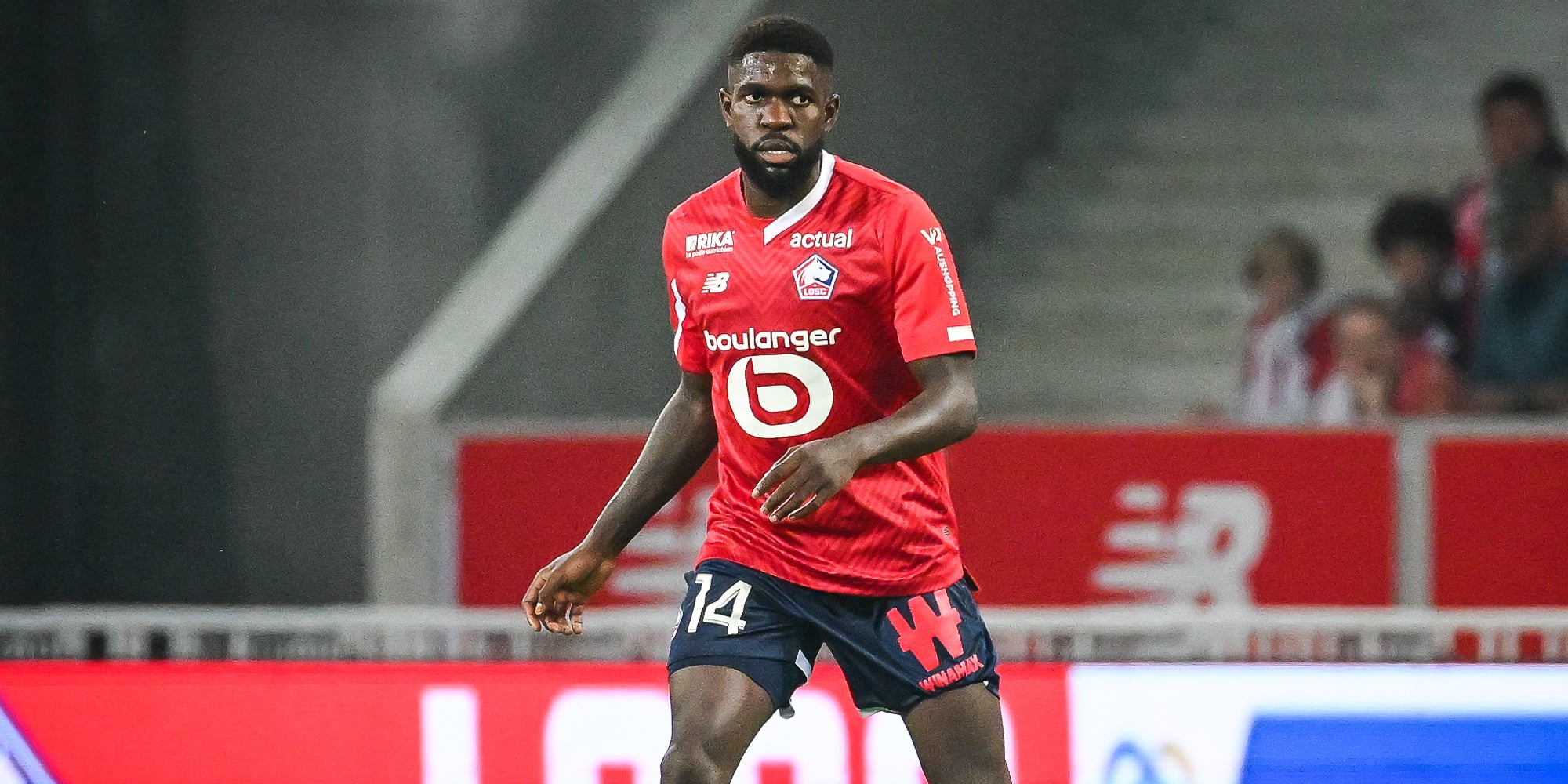 Samuel Umtiti, durant un partit amb el Lille | Europa Press