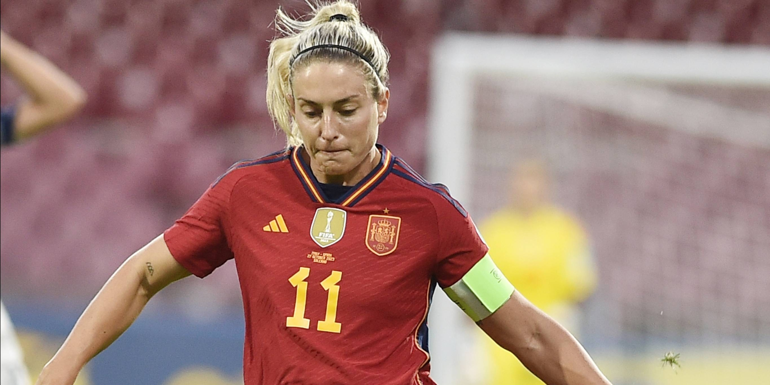 Alexia Putellas, durante un partido con la selección española | Europa Press