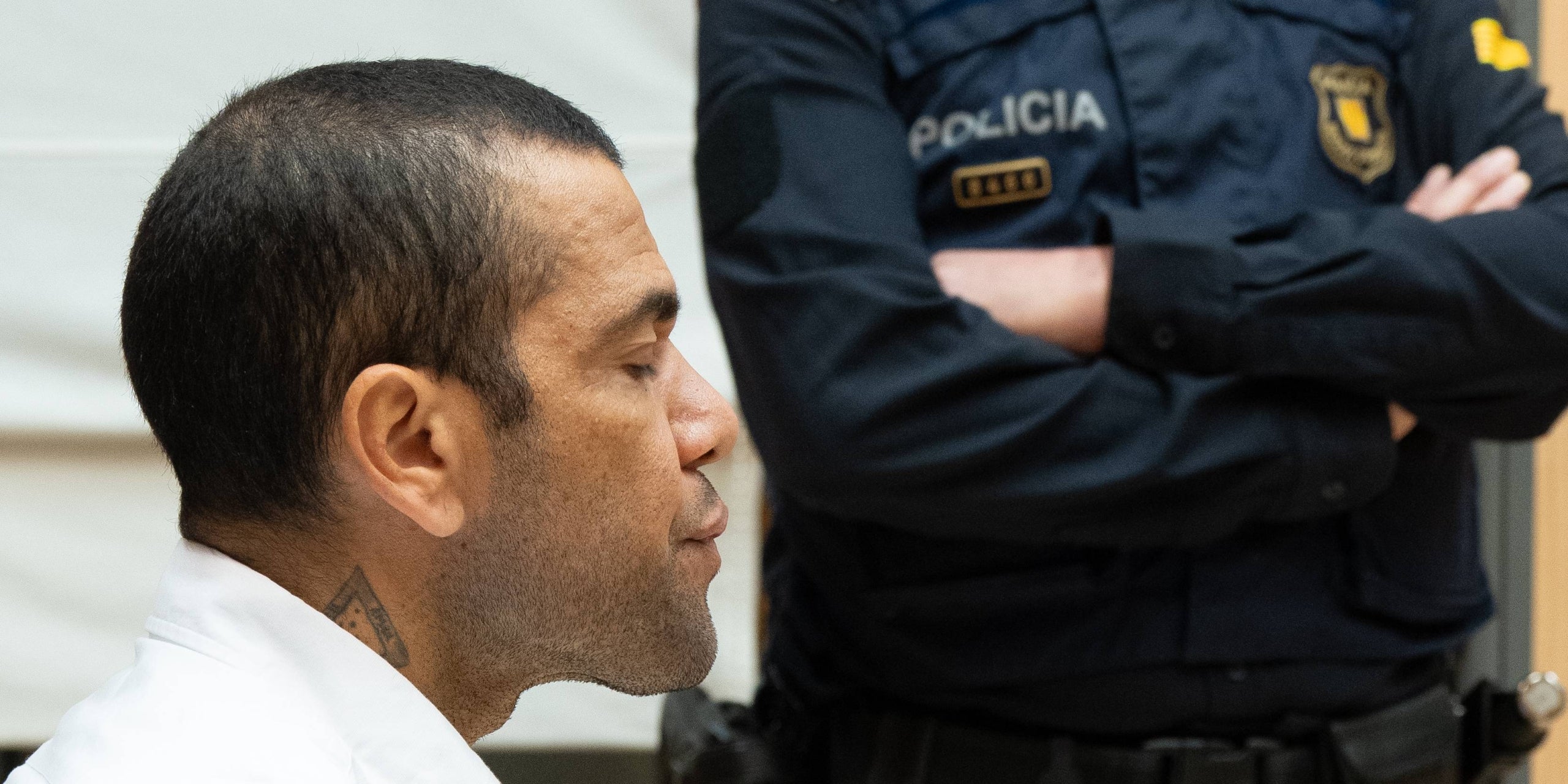 Dani Alves, durant el judici per presumpta violació | Europa Press