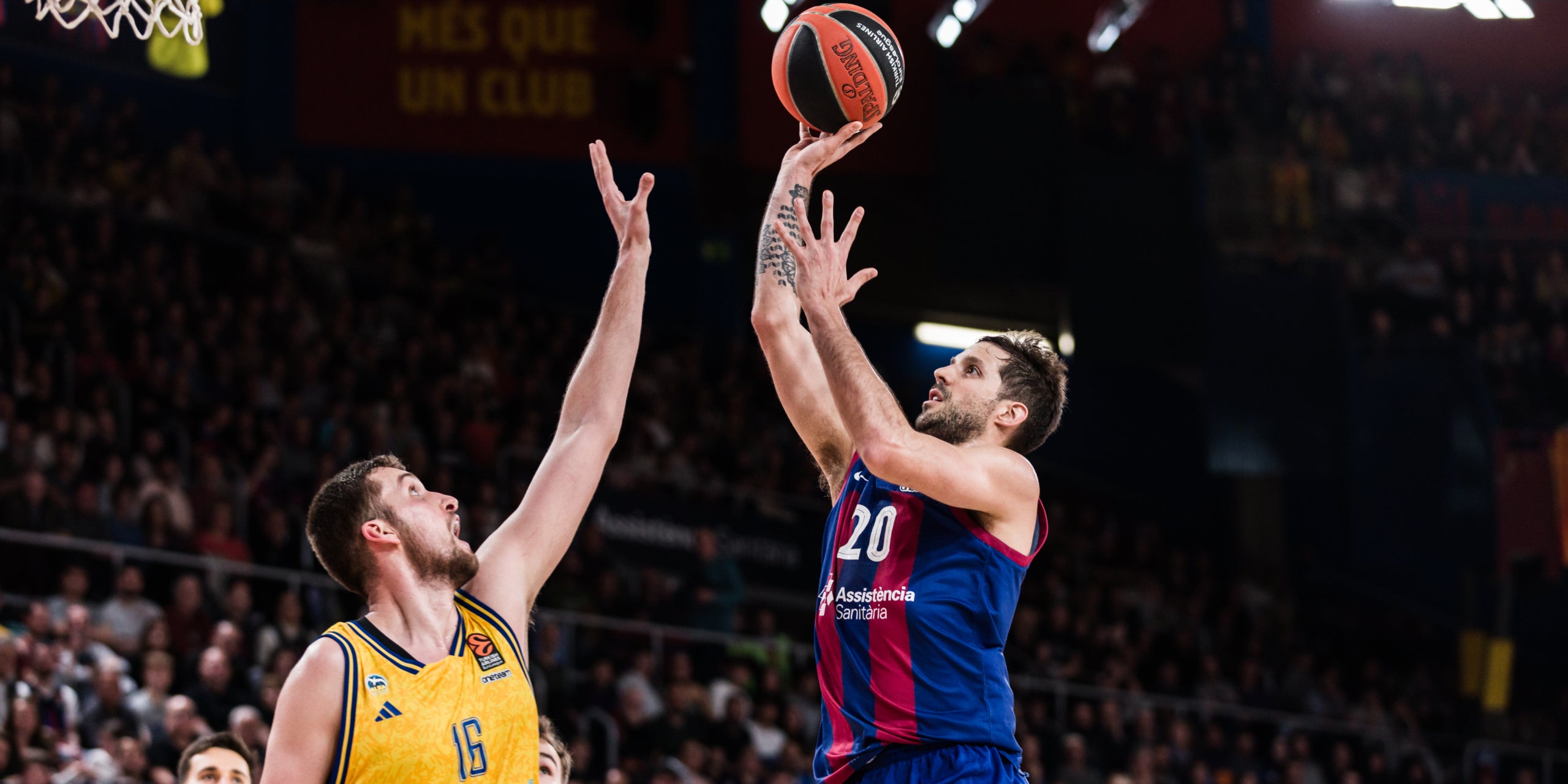 Nico Laprovittola, durante el Barça-Alba Berlin | Europa Press